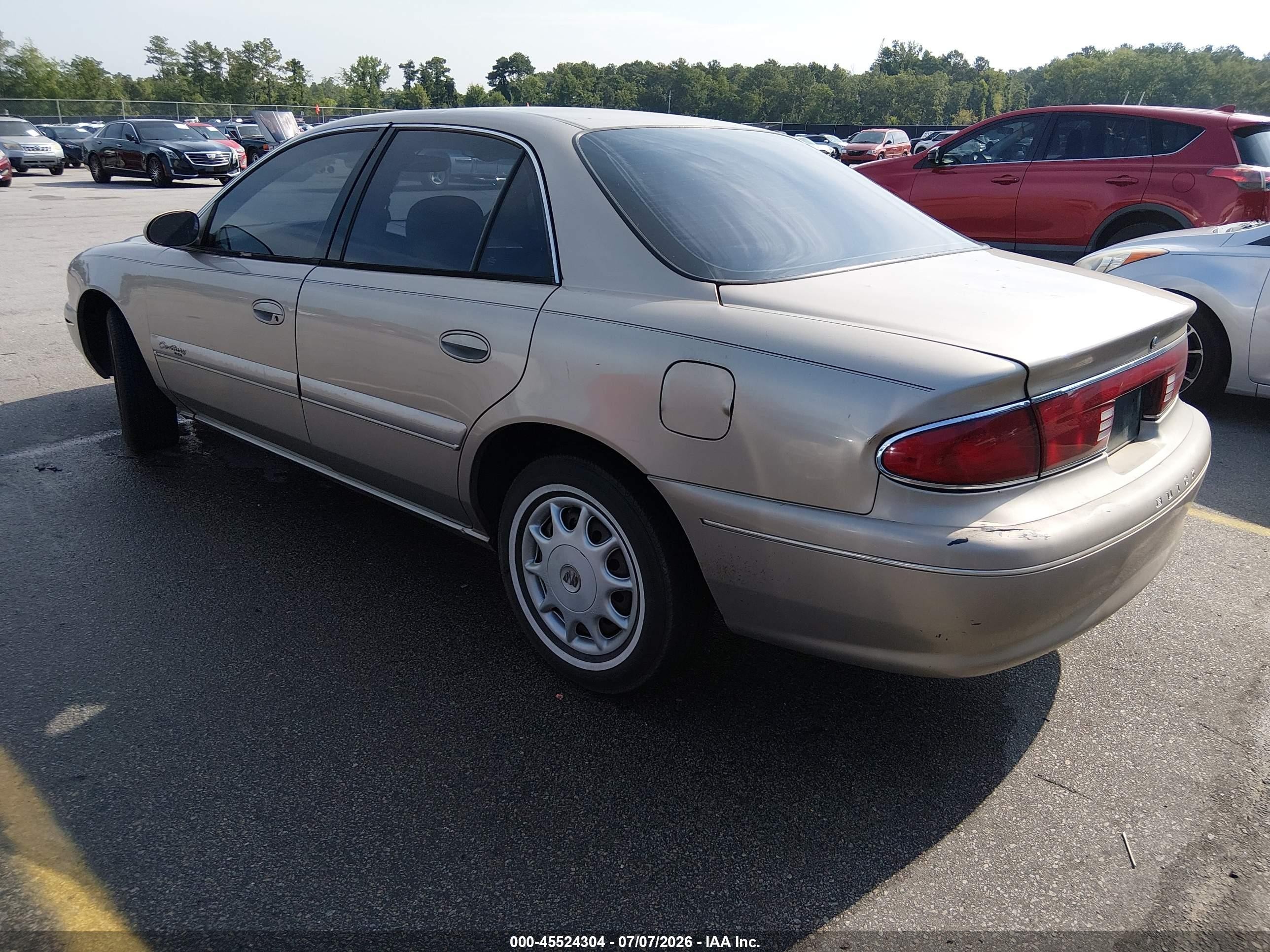 2001 Buick Century Custom Cream vin: 2G4WS52J211199769