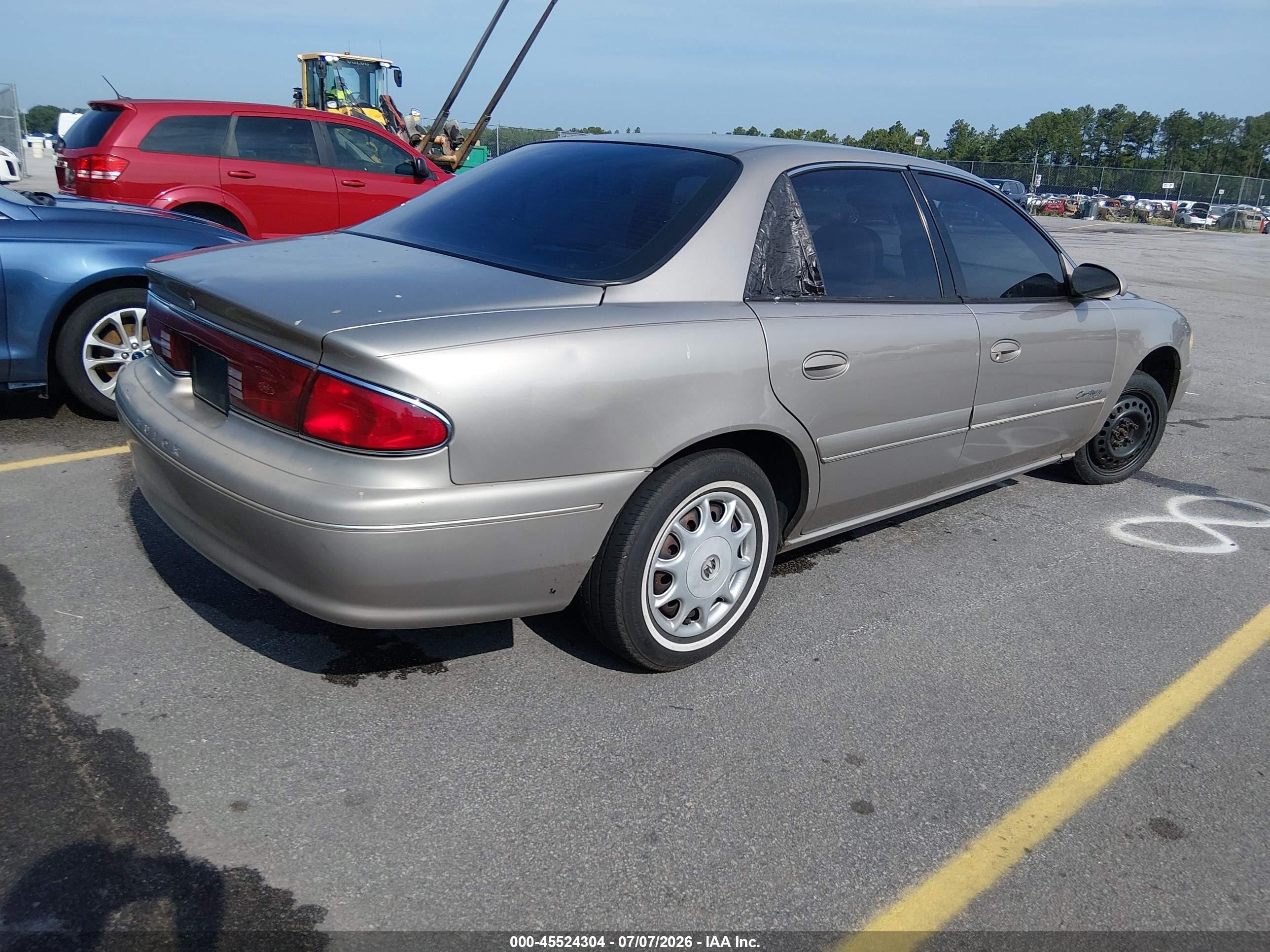 2001 Buick Century Custom Cream vin: 2G4WS52J211199769