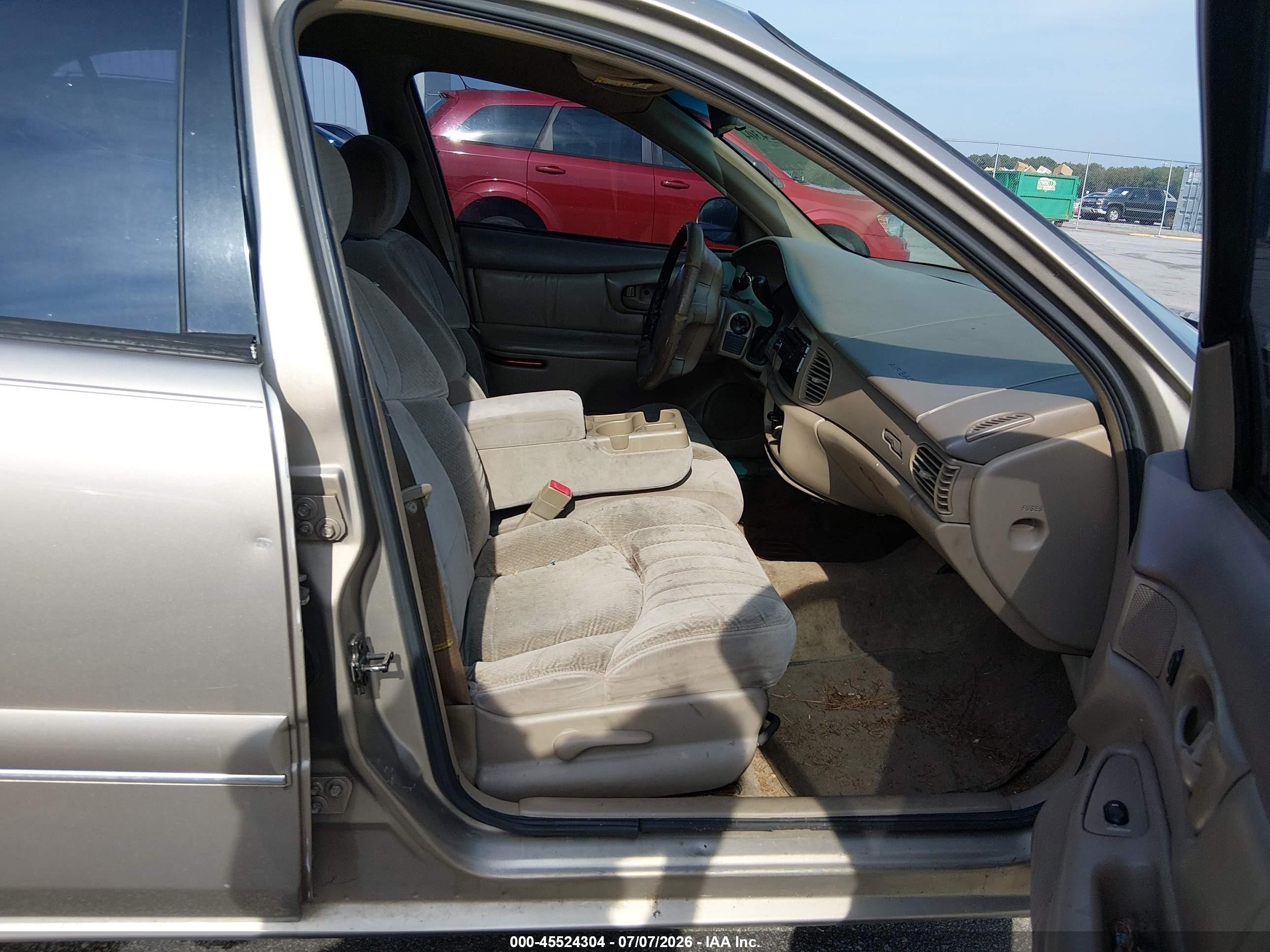 2001 Buick Century Custom Cream vin: 2G4WS52J211199769