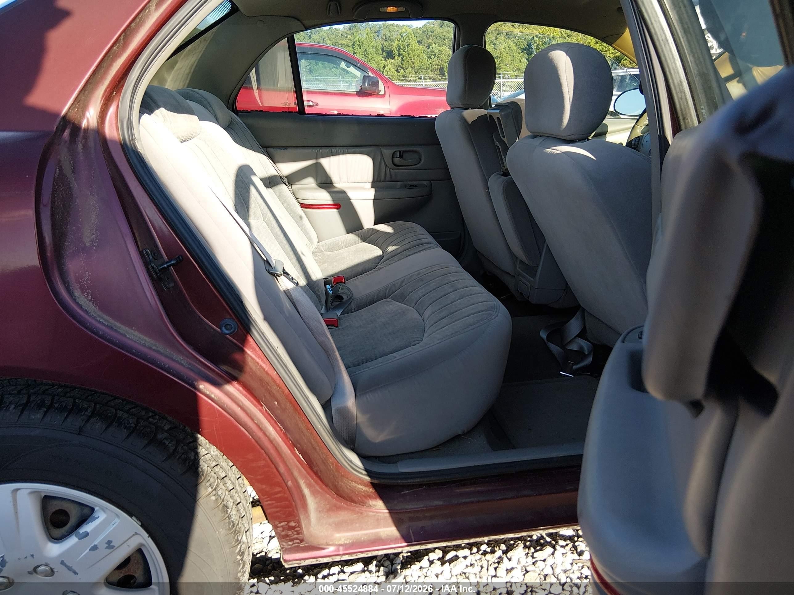 2002 Buick Century Custom Burgundy vin: 2G4WS52J221113796