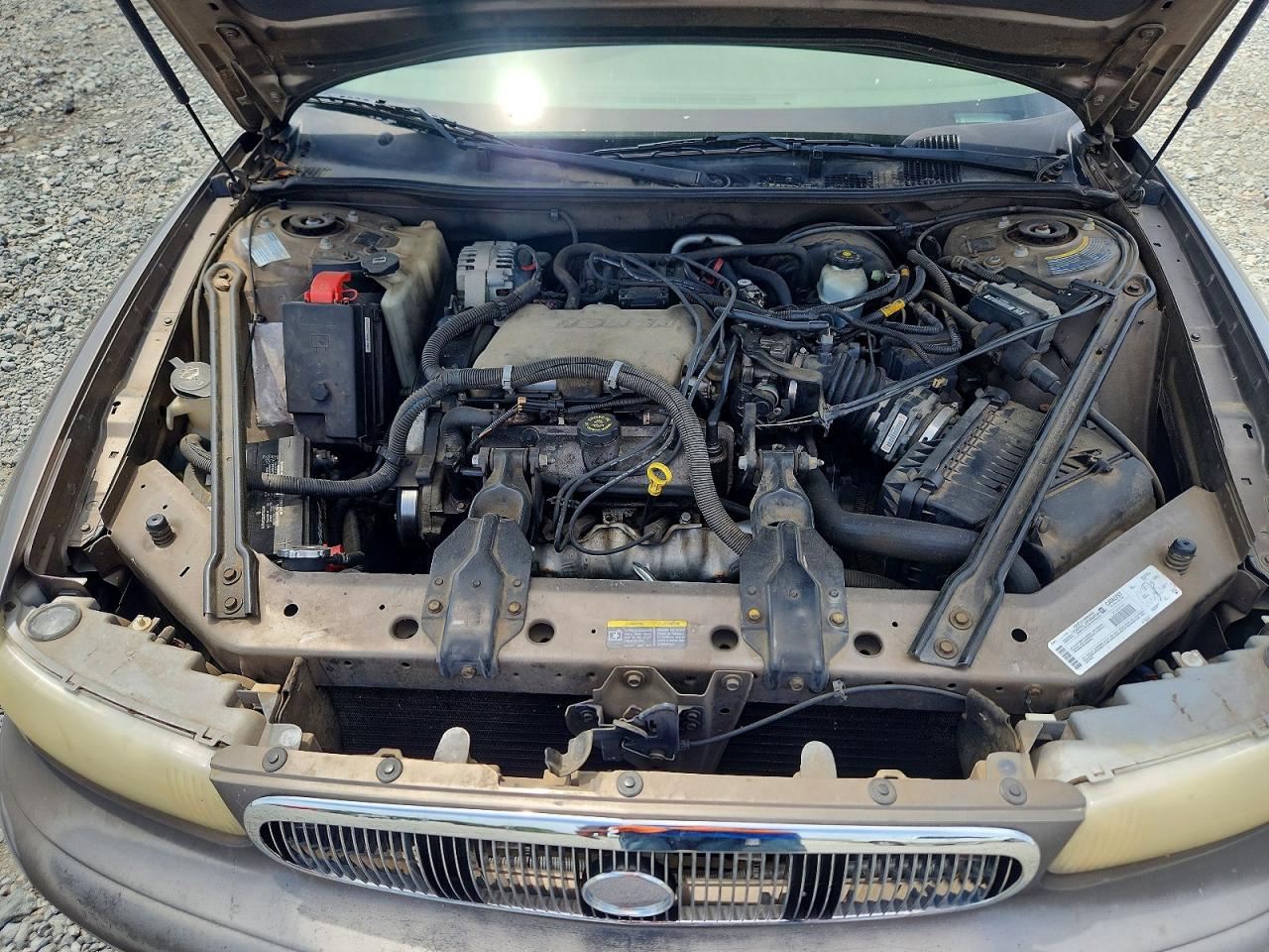 2002 Buick Century Custom Silver vin: 2G4WS52J221129786