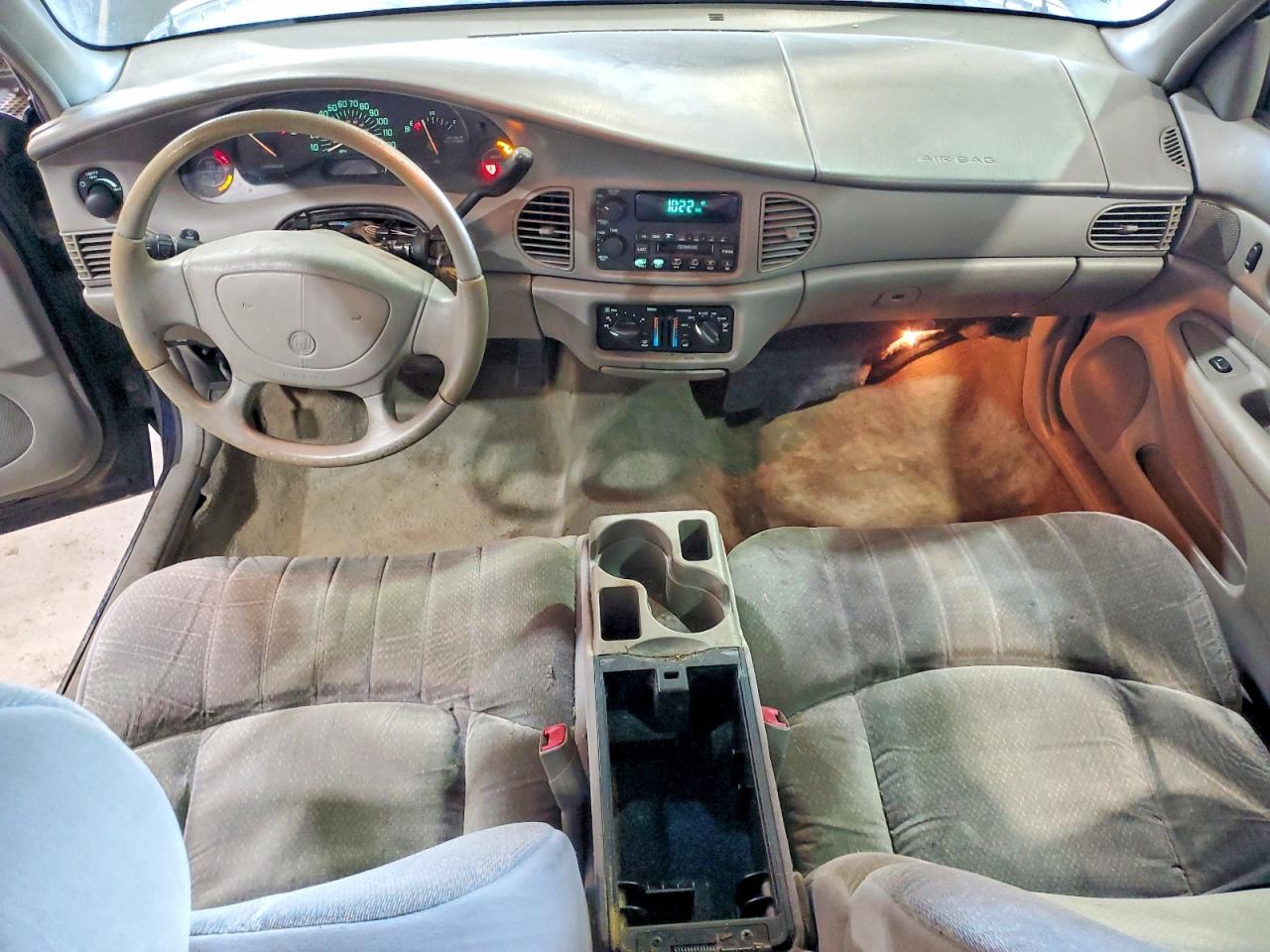 2002 Buick Century Custom Blue vin: 2G4WS52J221288341