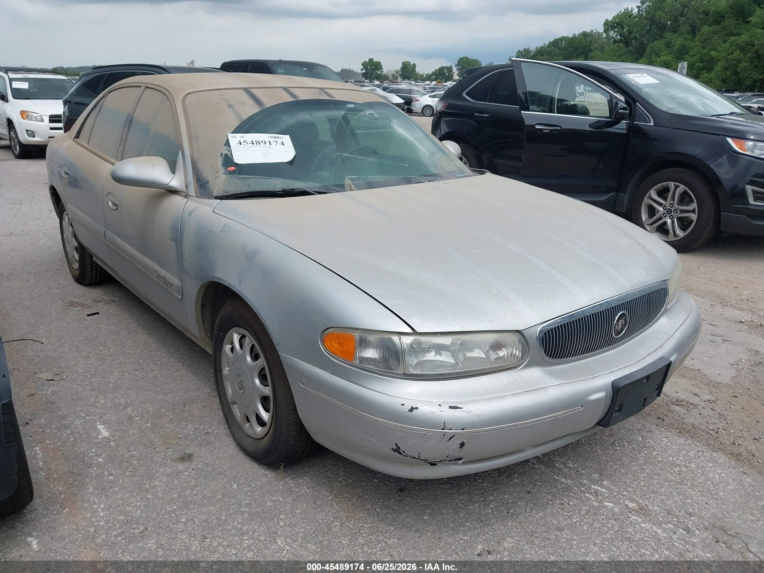 2002 Buick Century Custom Gray vin: 2G4WS52J221290316