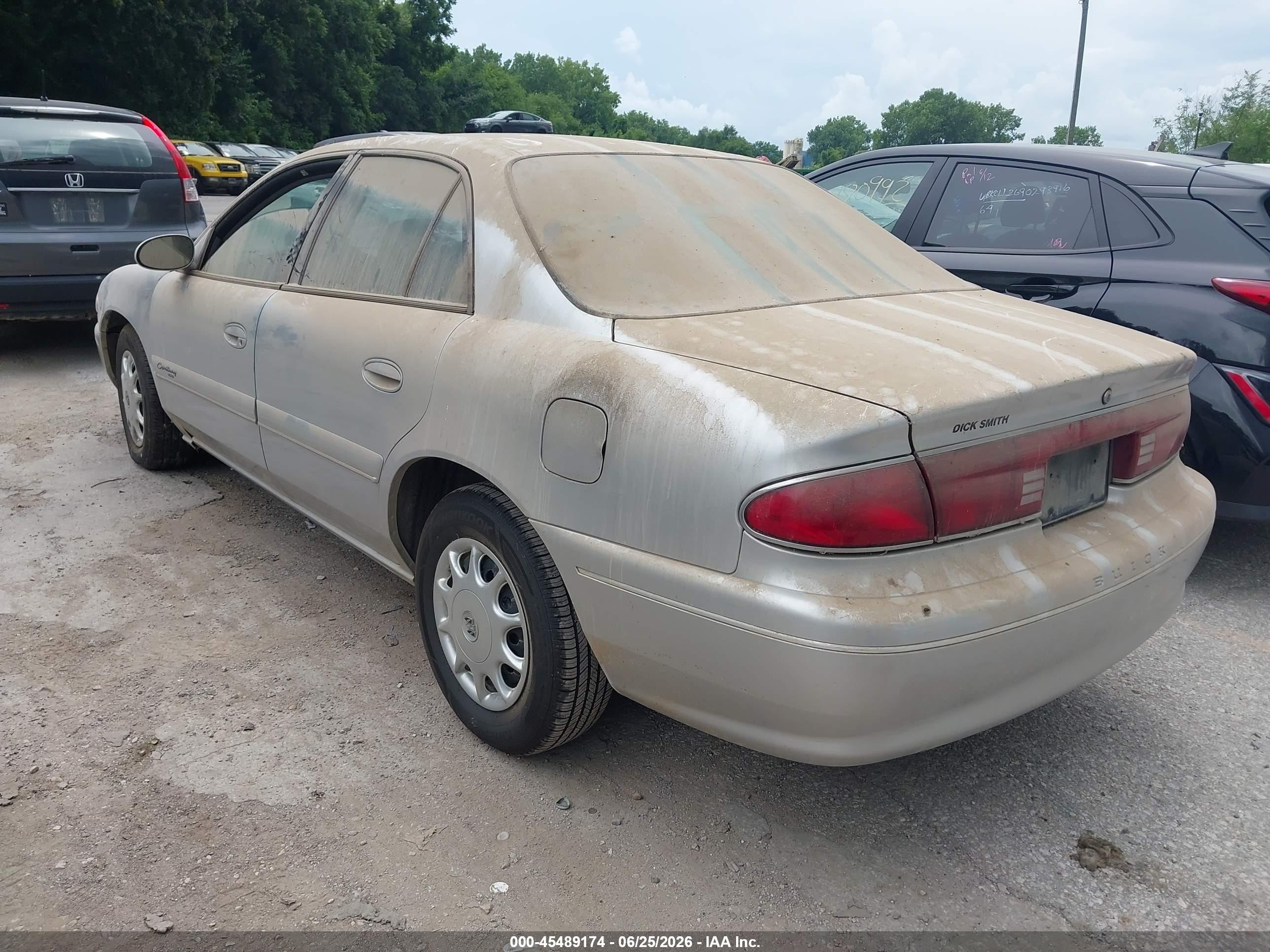 2002 Buick Century Custom Gray vin: 2G4WS52J221290316