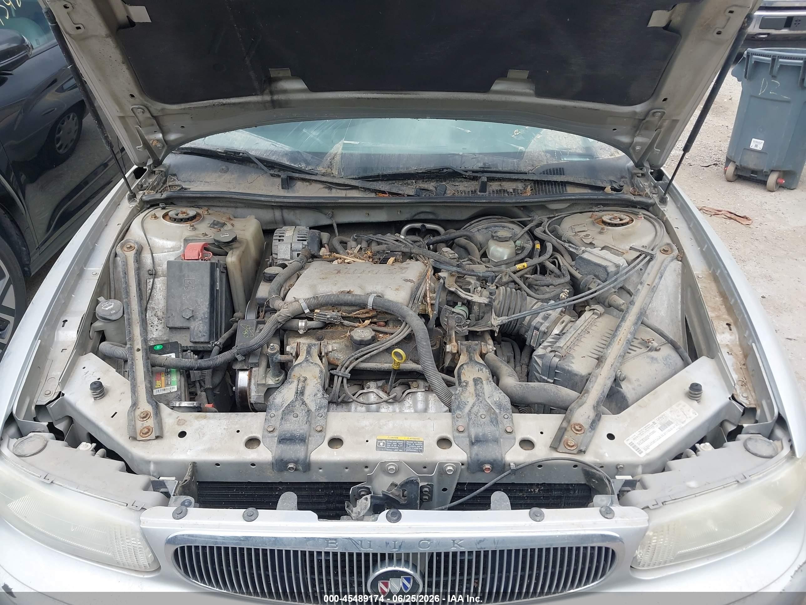 2002 Buick Century Custom Gray vin: 2G4WS52J221290316
