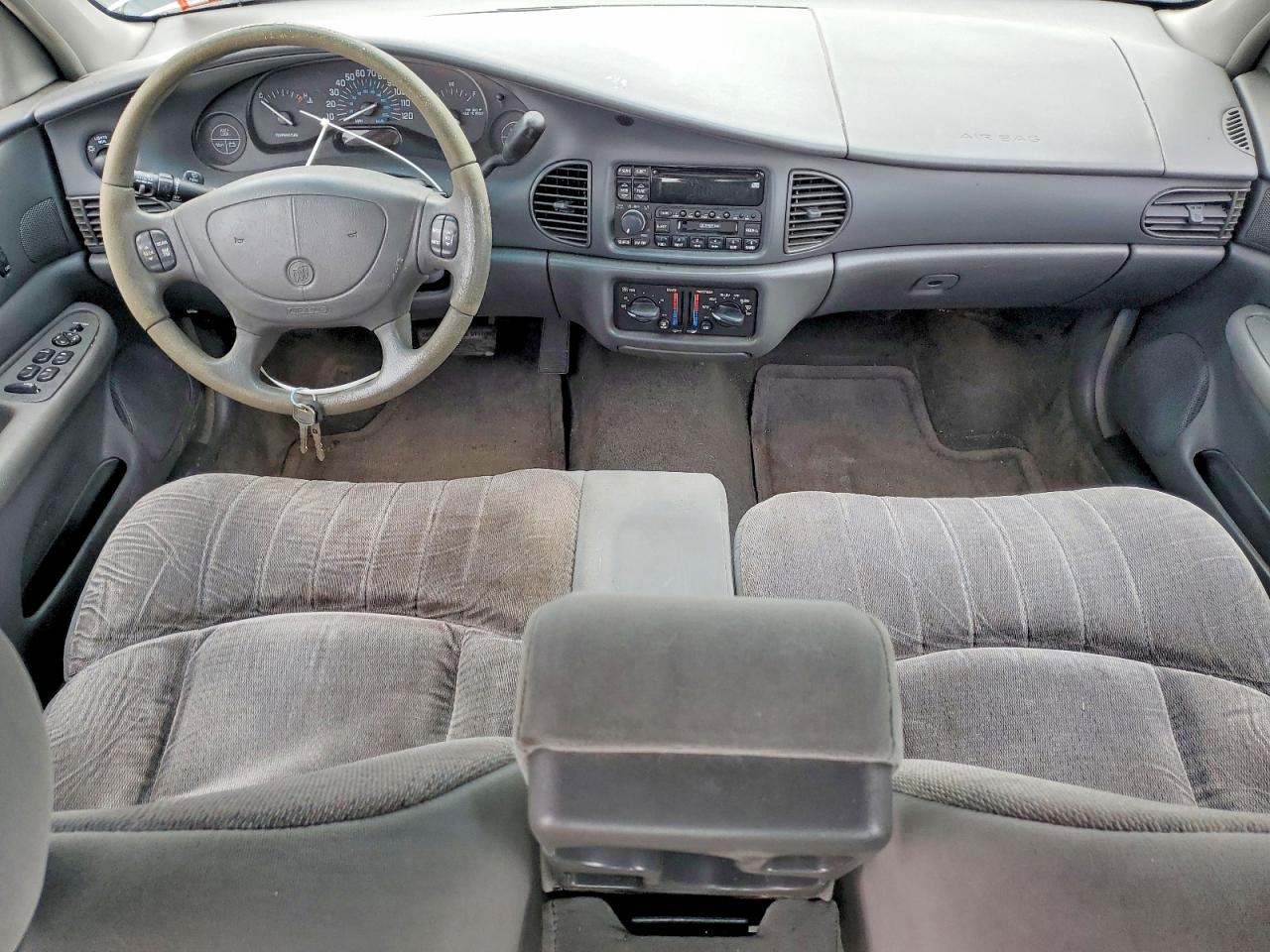 2002 Buick Century Custom White vin: 2G4WS52J221301086