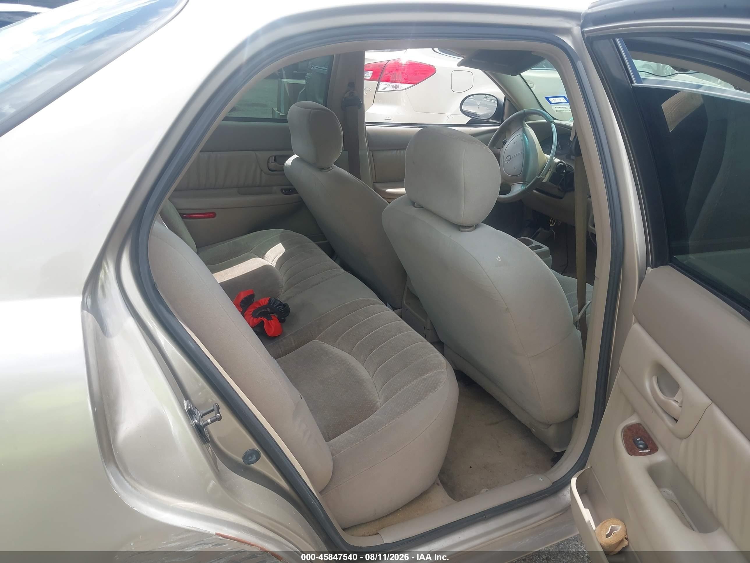 2003 Buick Century Custom Beige vin: 2G4WS52J231113766