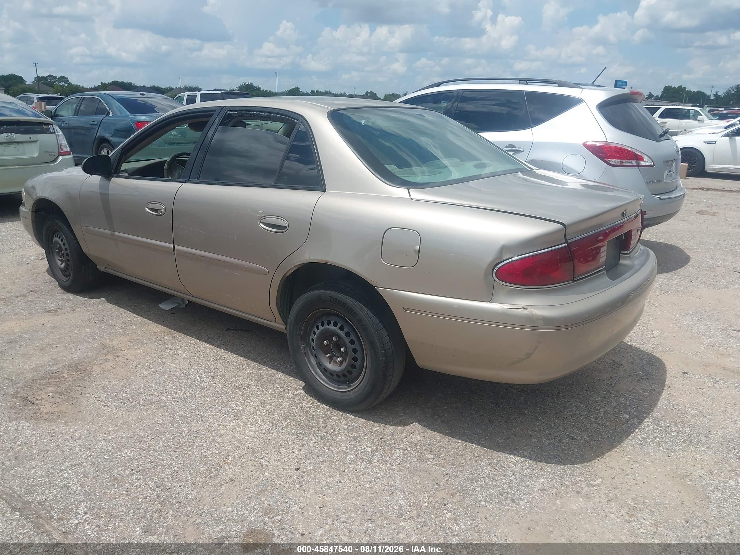 2003 Buick Century Custom Beige vin: 2G4WS52J231113766