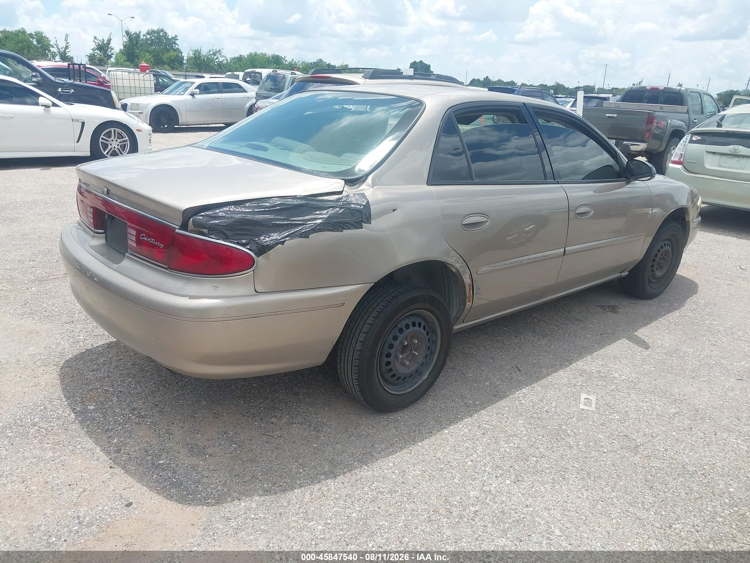 2003 Buick Century Custom Beige vin: 2G4WS52J231113766