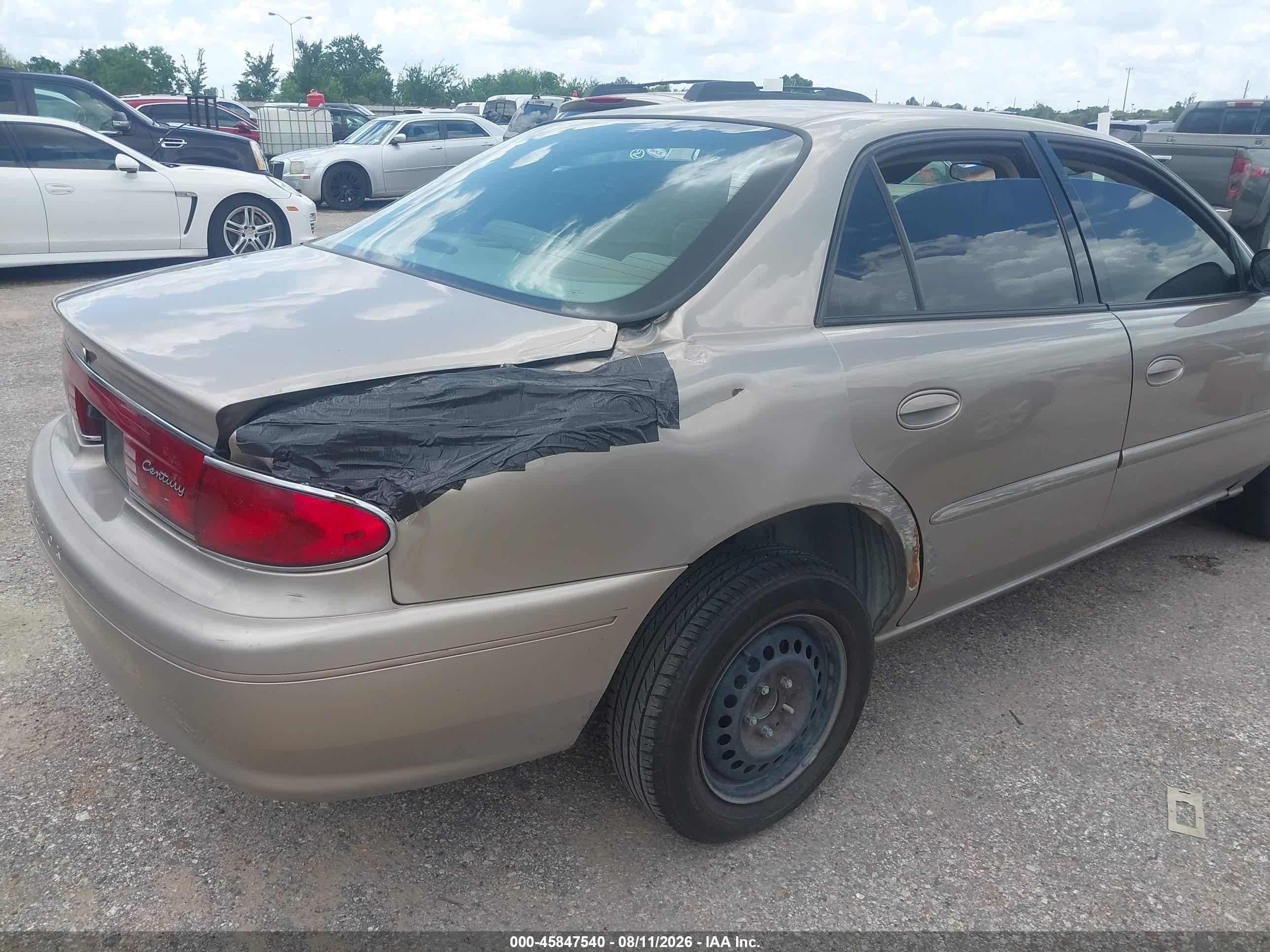 2003 Buick Century Custom Beige vin: 2G4WS52J231113766