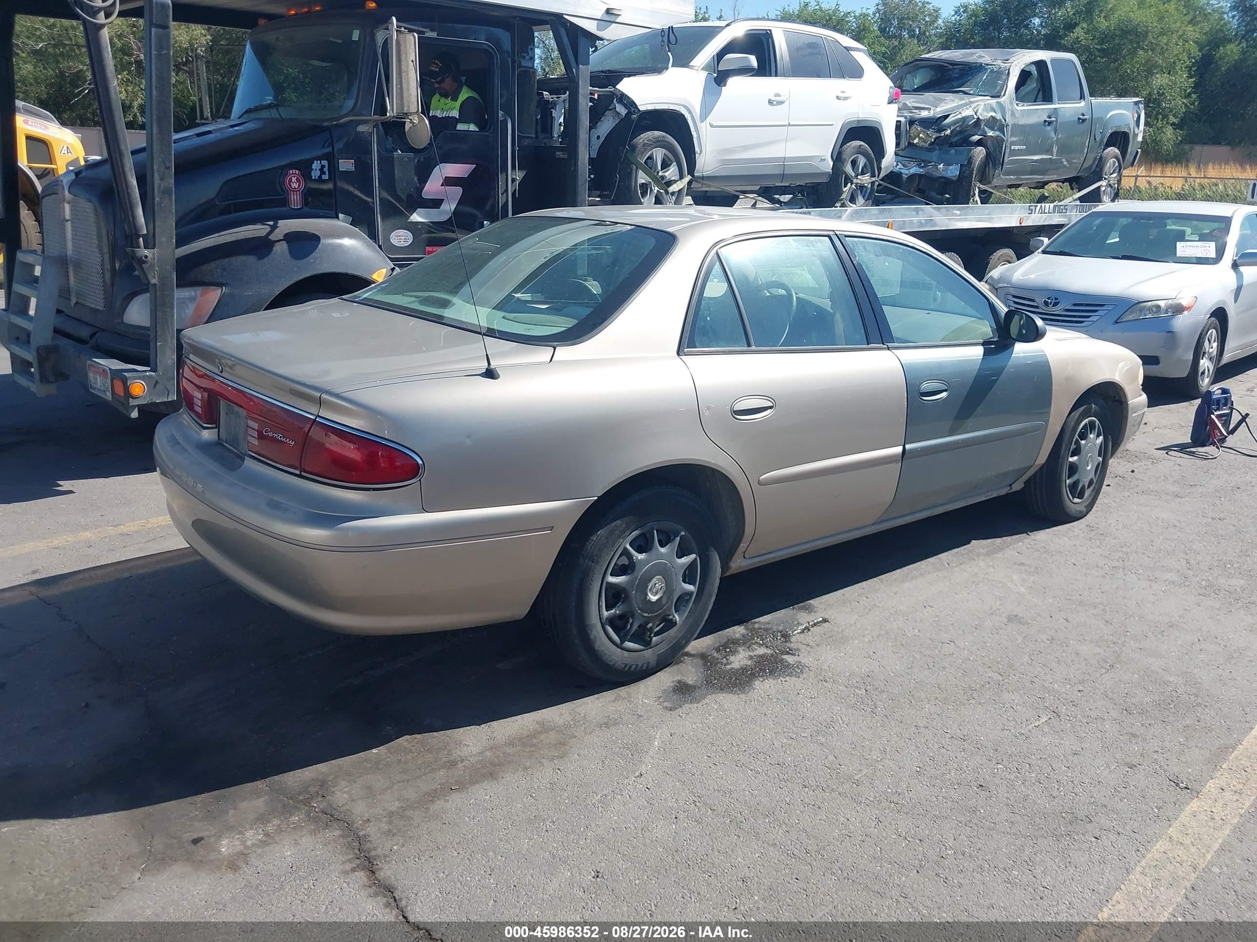 2003 Buick Century Custom Brown vin: 2G4WS52J231191108