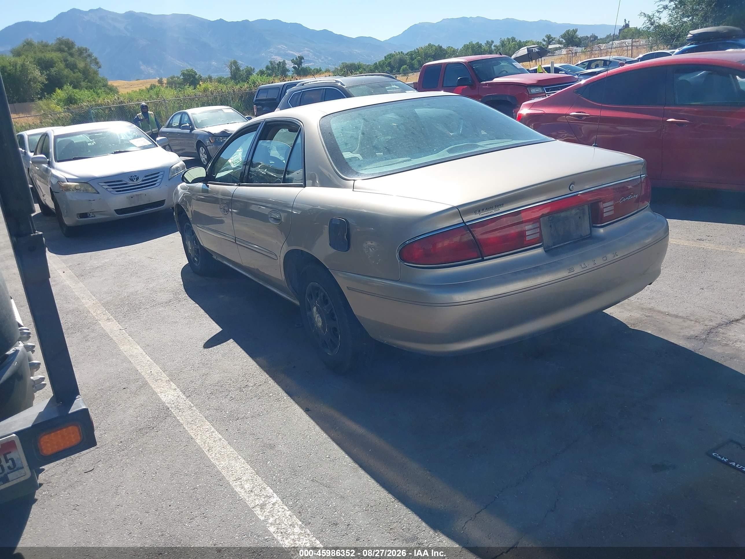 2003 Buick Century Custom Brown vin: 2G4WS52J231191108