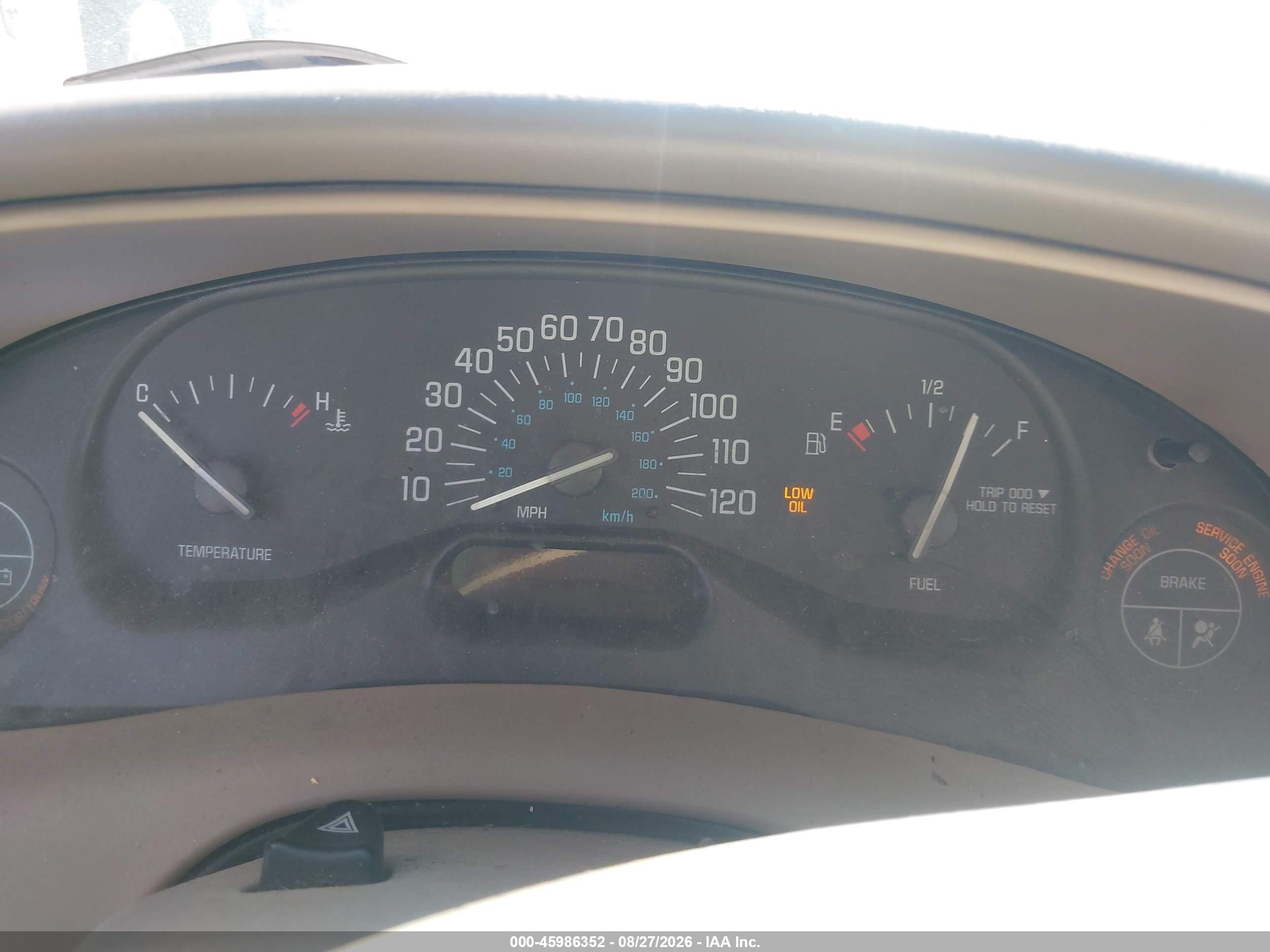 2003 Buick Century Custom Brown vin: 2G4WS52J231191108