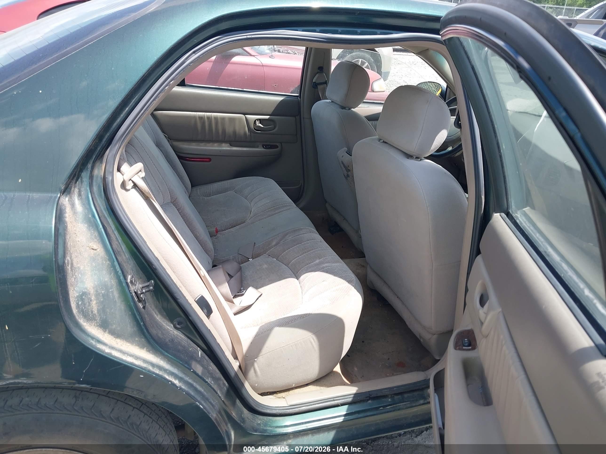 2003 Buick Century Custom Green vin: 2G4WS52J231247841