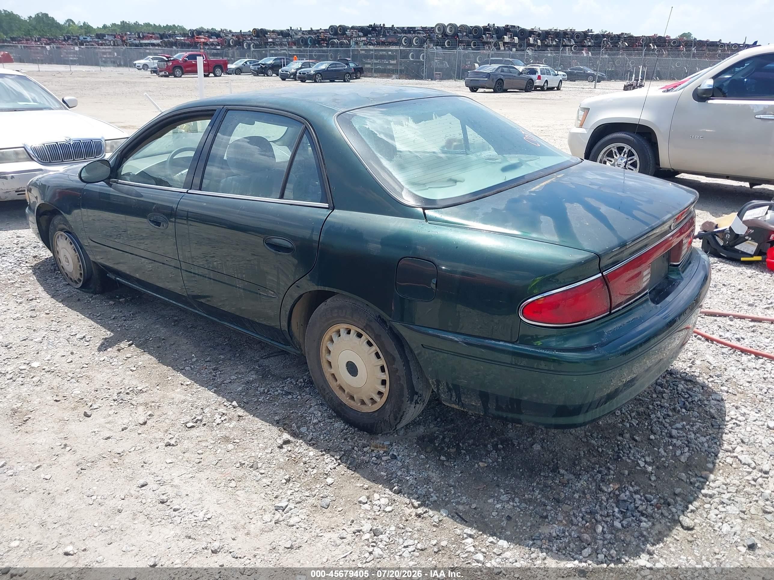 2003 Buick Century Custom Green vin: 2G4WS52J231247841