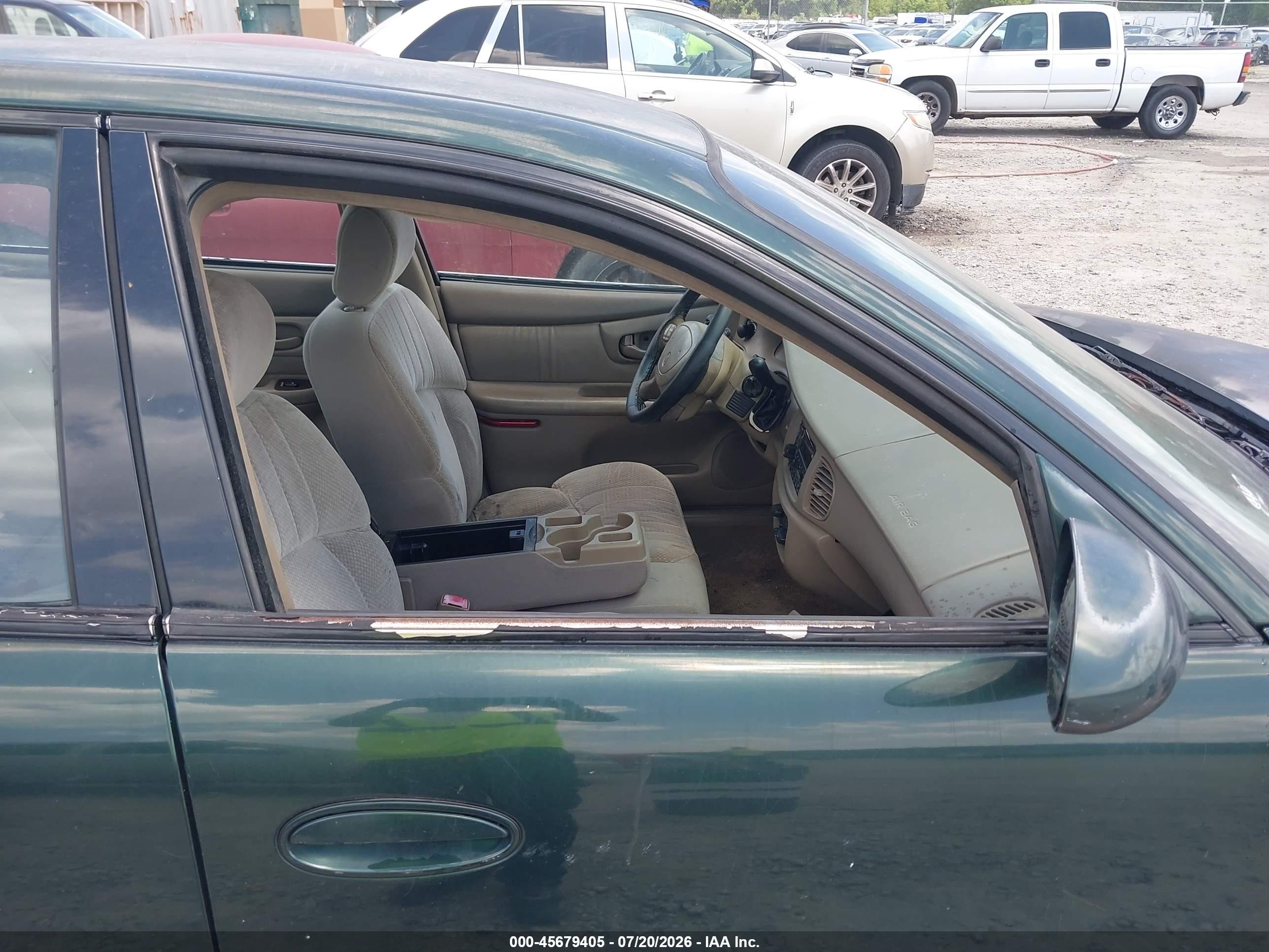 2003 Buick Century Custom Green vin: 2G4WS52J231247841