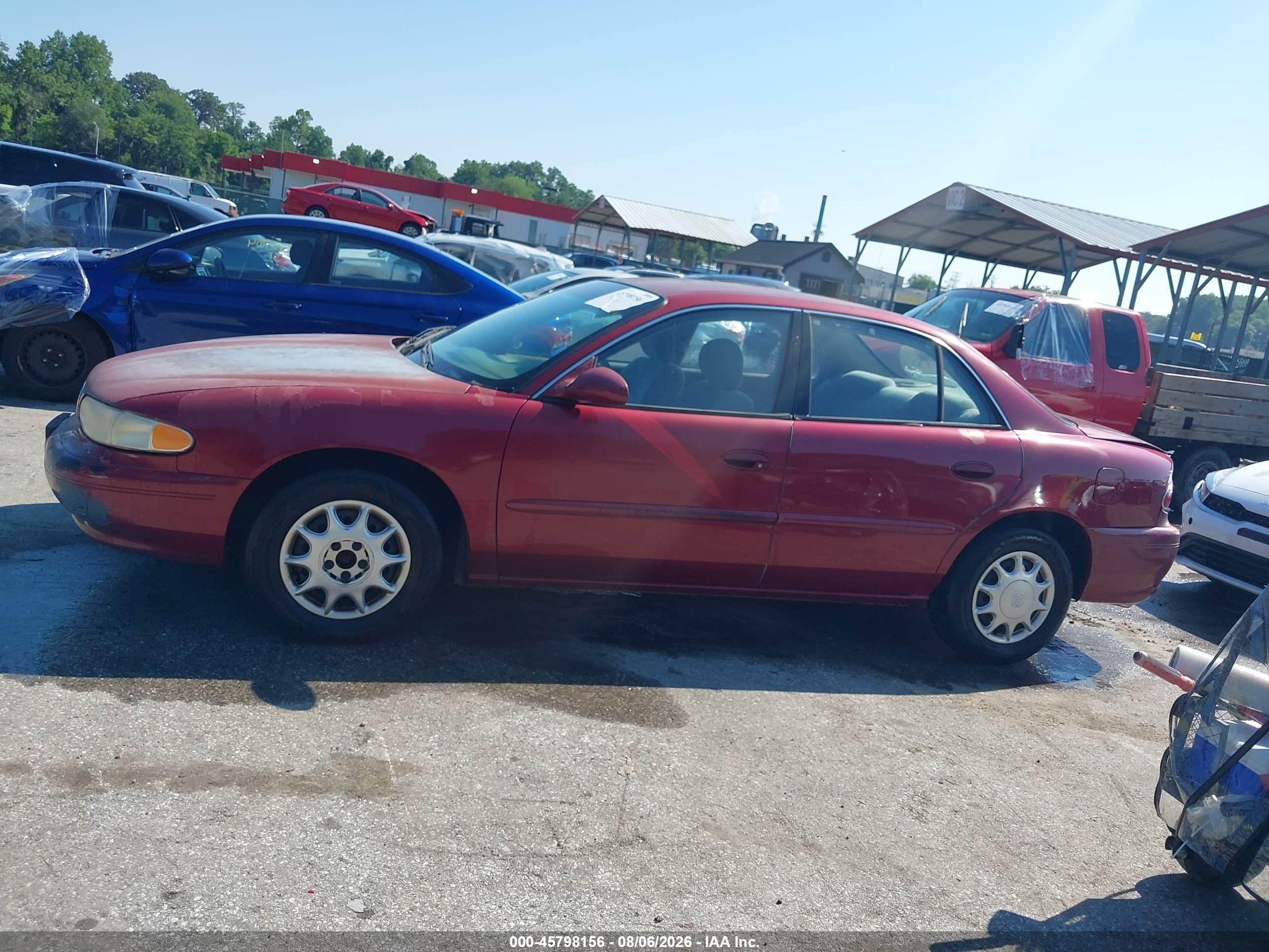 2004 Buick Century   Red vin: 2G4WS52J241176738