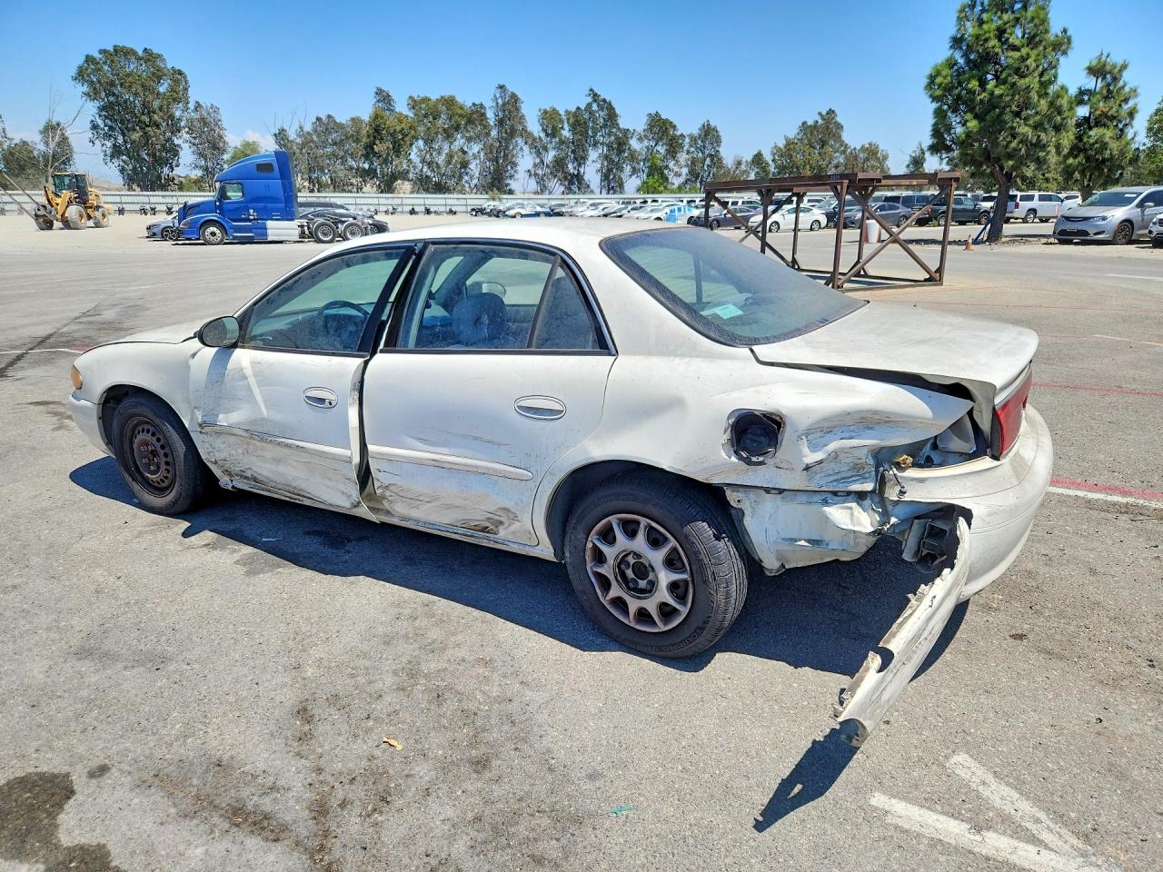 2004 Buick Century Custom White vin: 2G4WS52J241289363