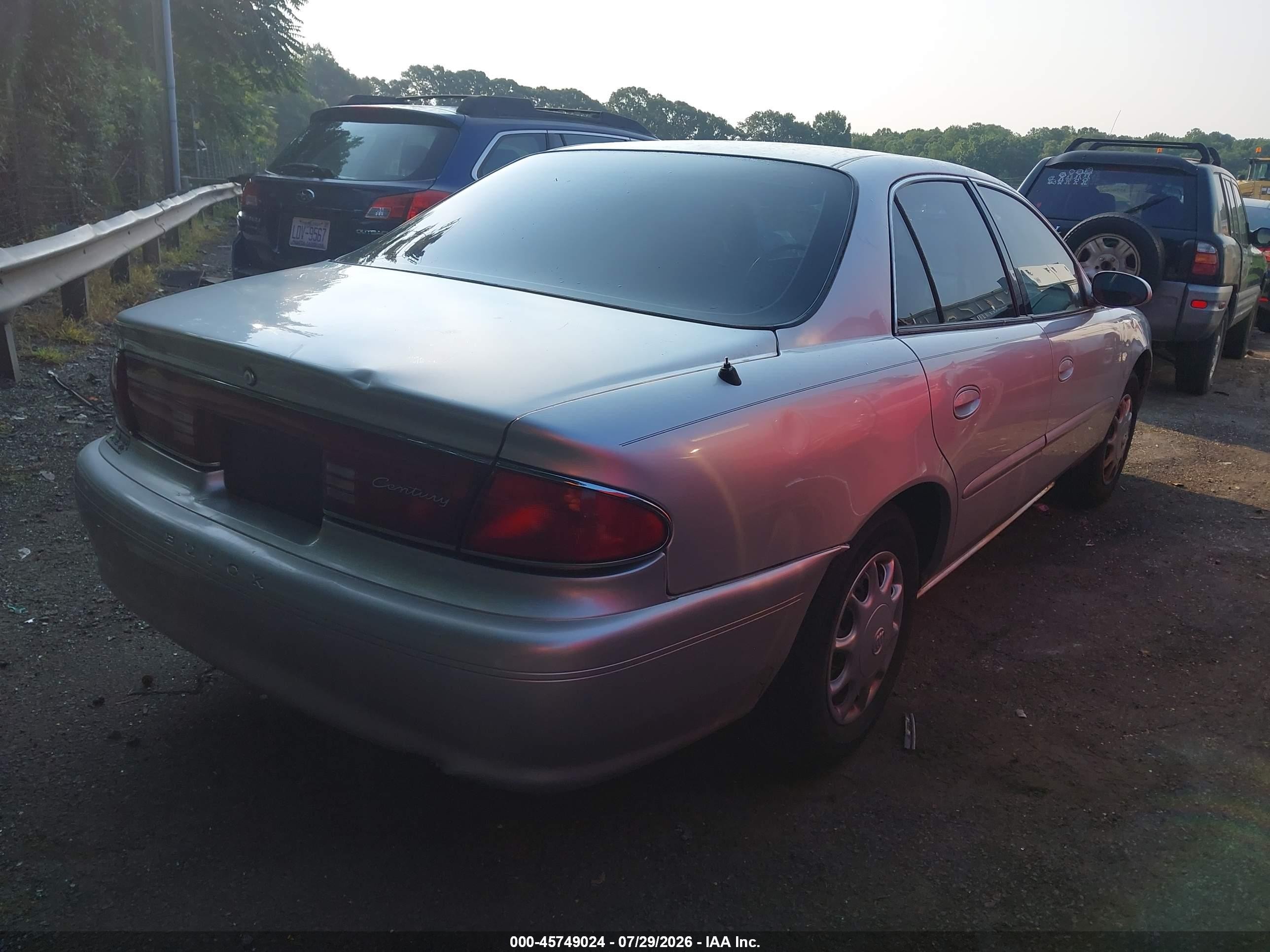 2005 Buick Century   Silver vin: 2G4WS52J251103533