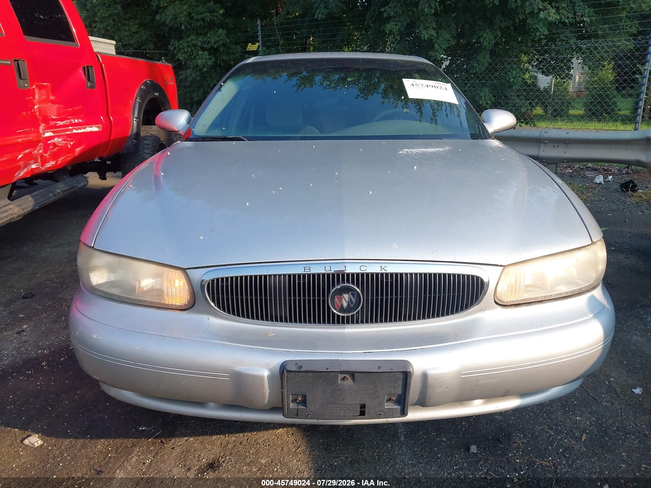 2005 Buick Century   Silver vin: 2G4WS52J251103533