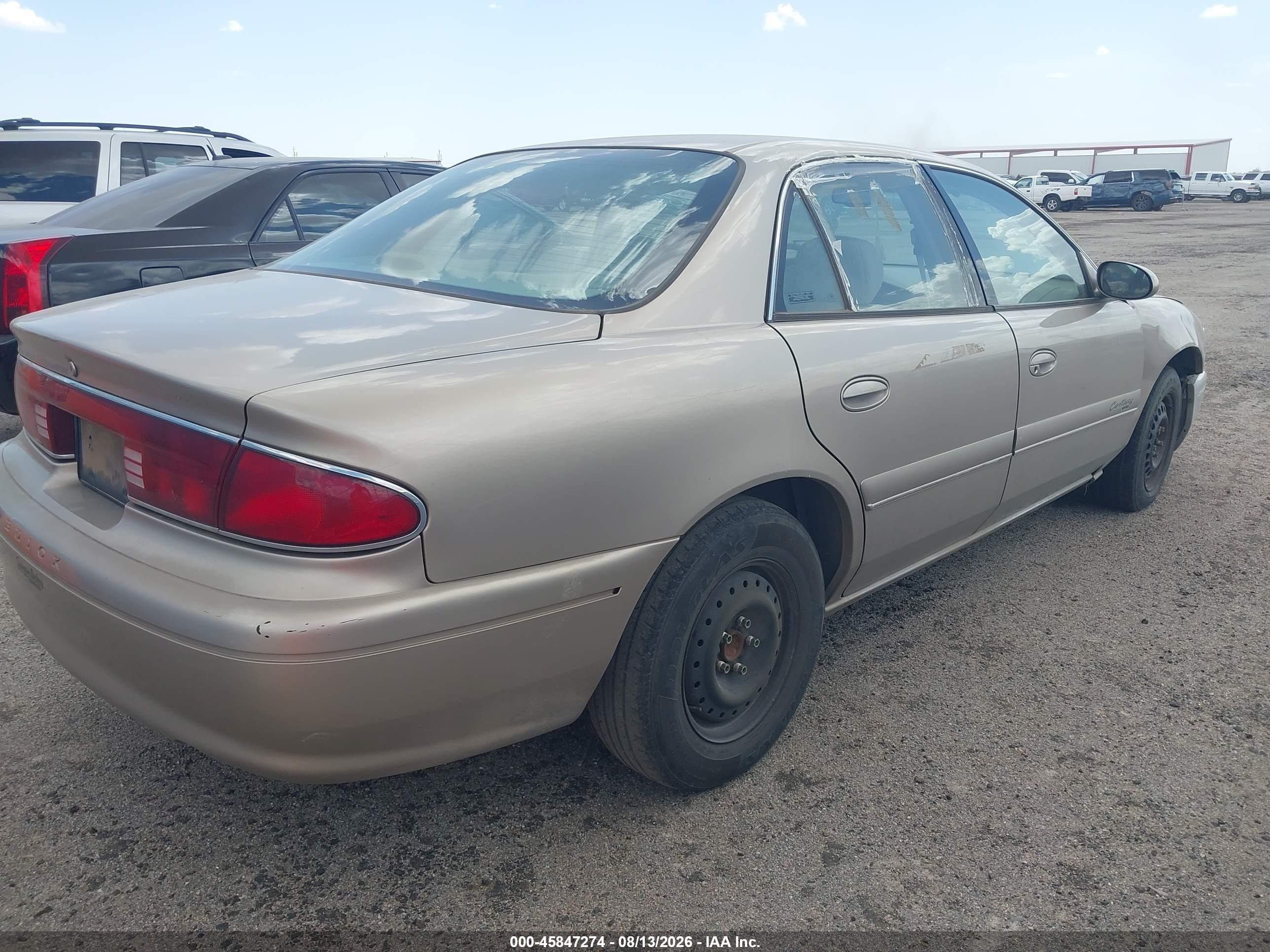 2000 Buick Century Custom Gold vin: 2G4WS52J2Y1170072
