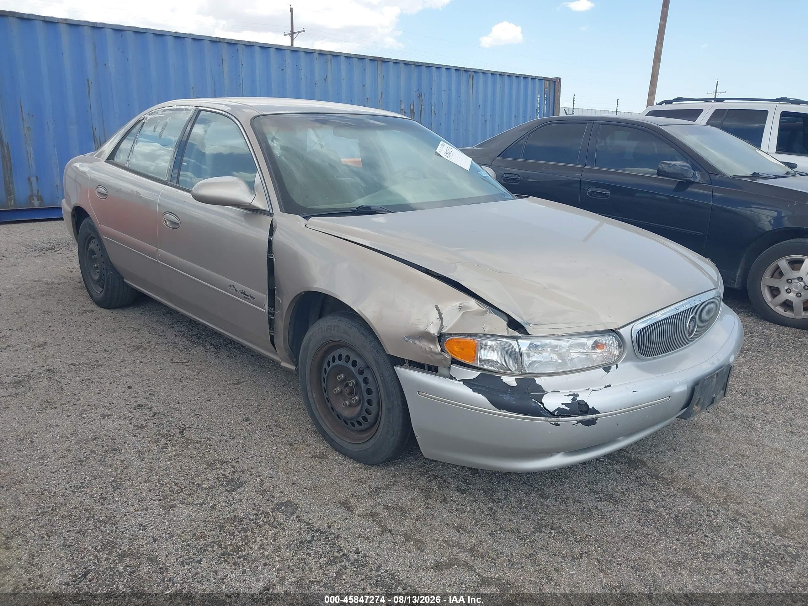 2000 Buick Century Custom Gold vin: 2G4WS52J2Y1170072