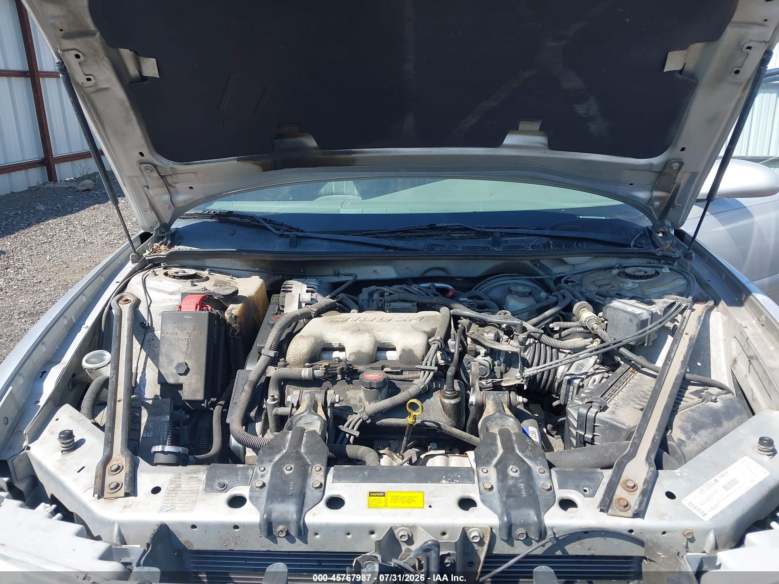 2000 Buick Century Custom Silver vin: 2G4WS52J2Y1359644
