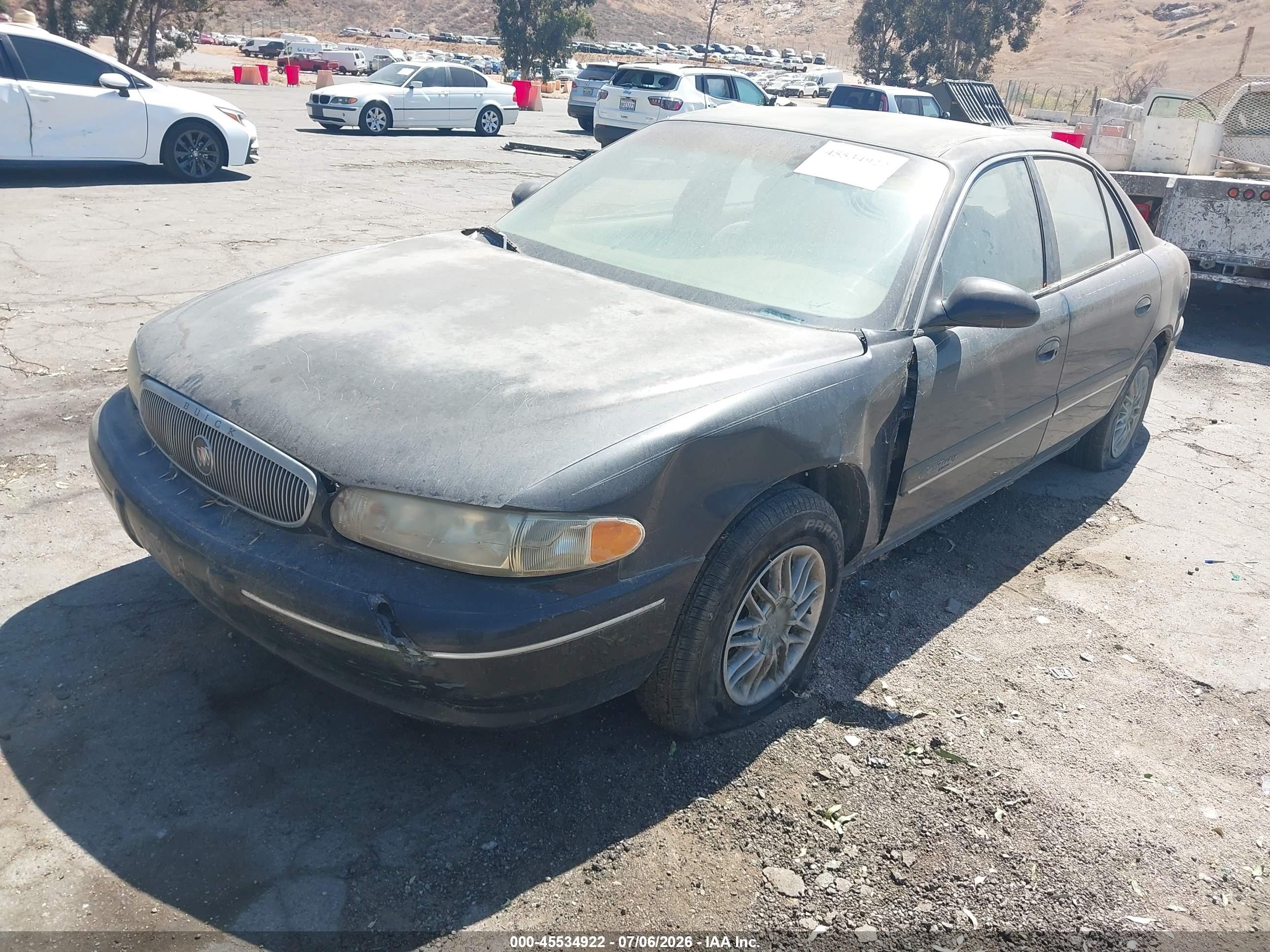 2002 Buick Century Custom Gray vin: 2G4WS52J321127285