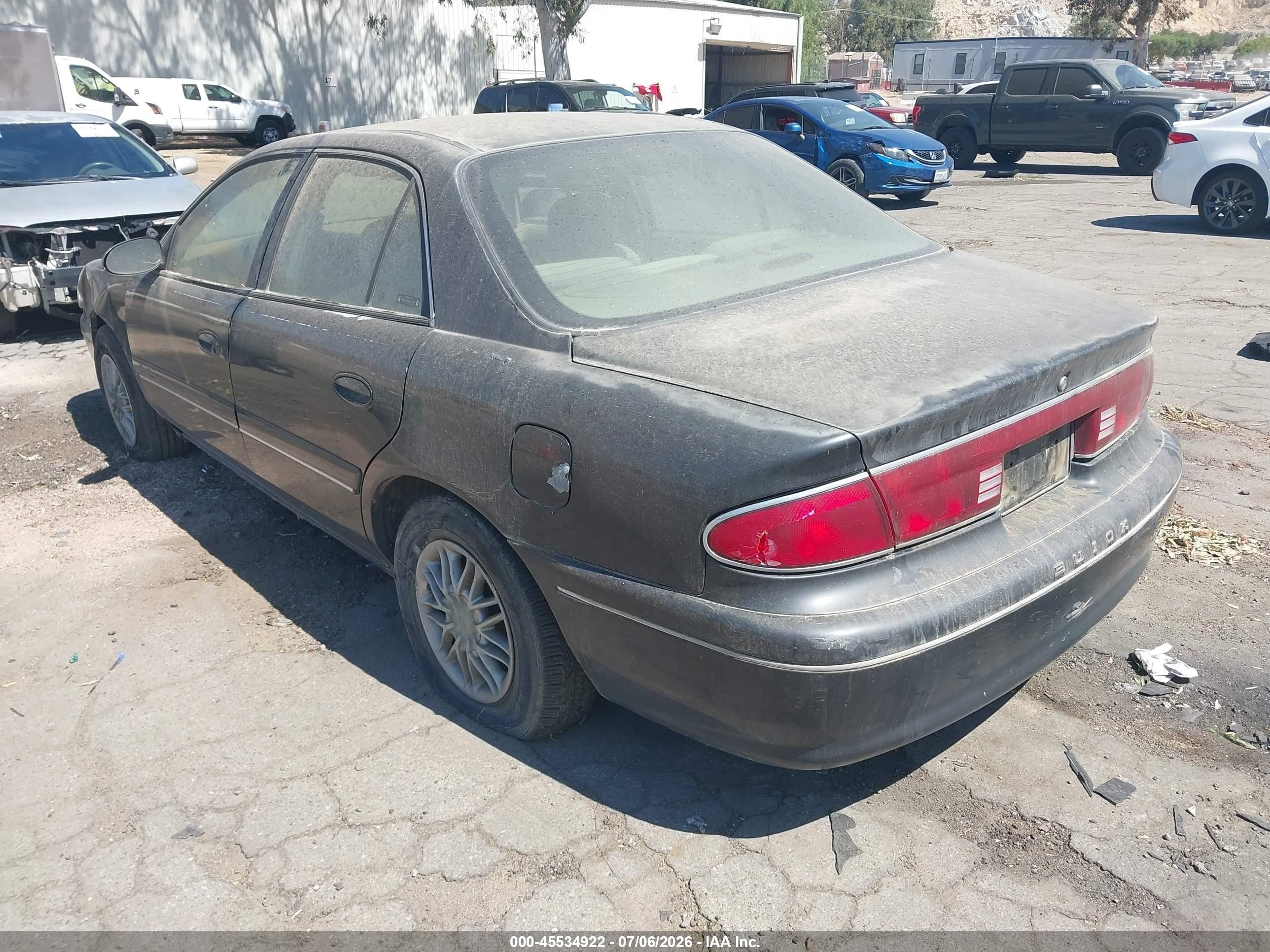2002 Buick Century Custom Gray vin: 2G4WS52J321127285