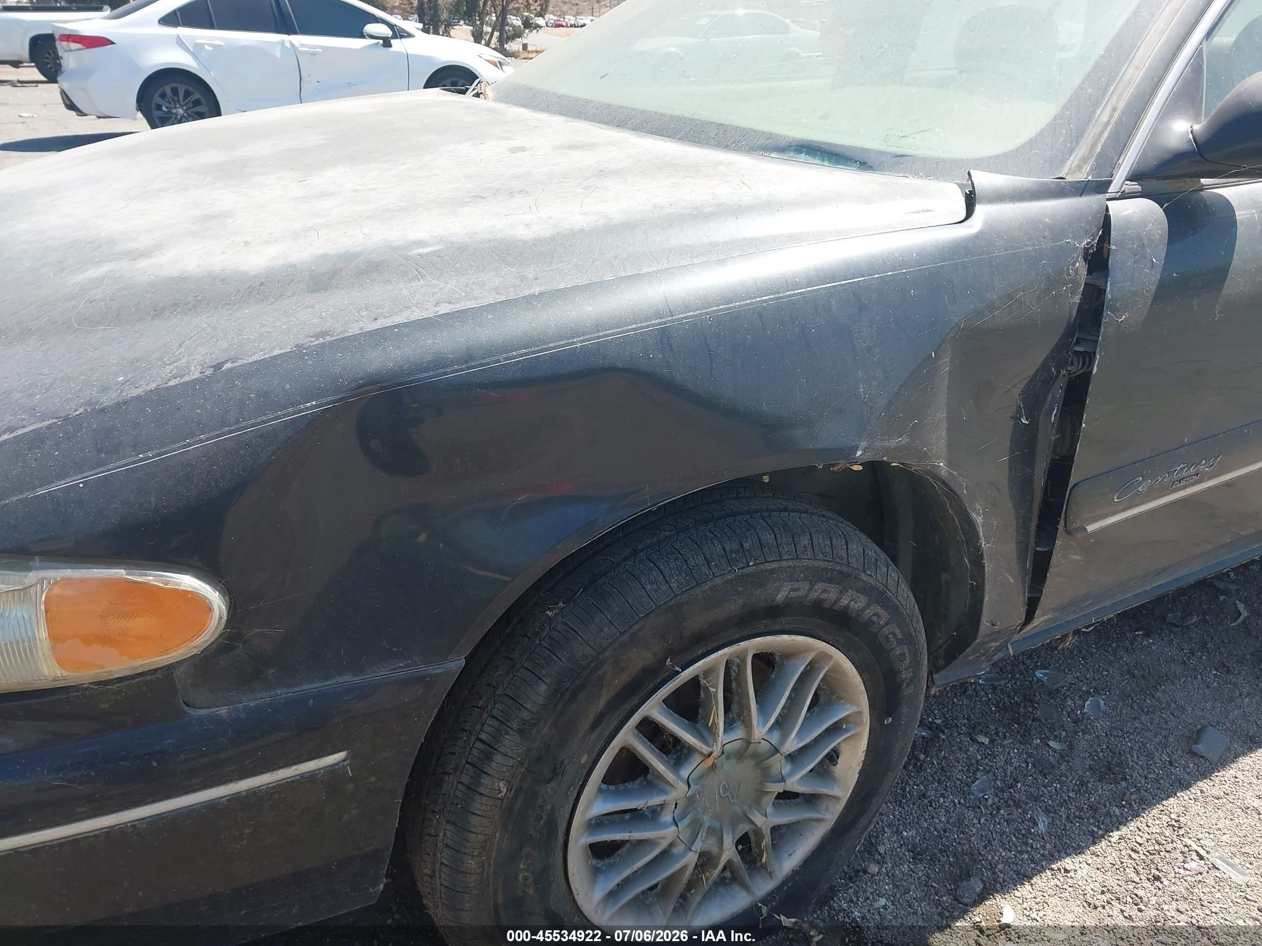 2002 Buick Century Custom Gray vin: 2G4WS52J321127285