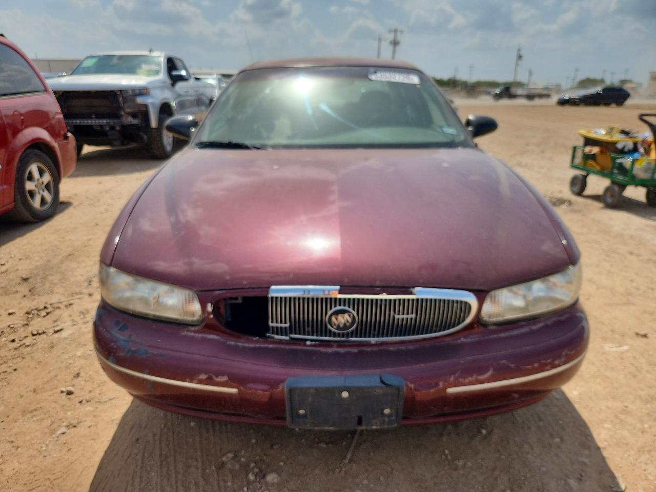 2002 Buick Century Custom Red vin: 2G4WS52J321198485