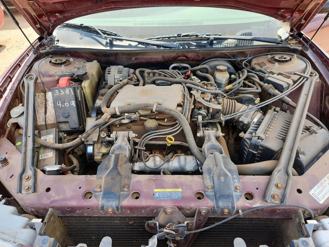 2002 Buick Century Custom Red vin: 2G4WS52J321198485