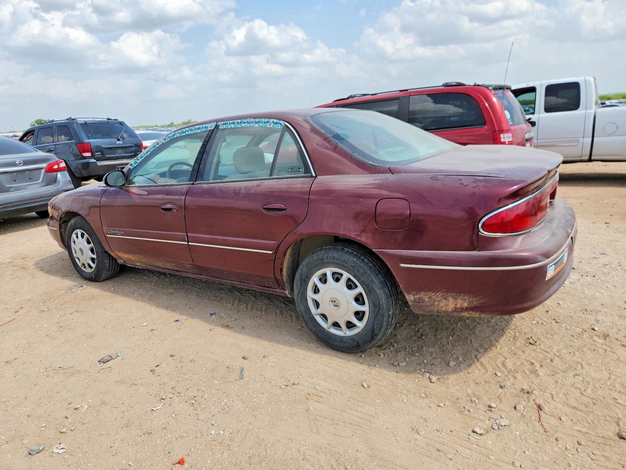 2002 Buick Century Custom Red vin: 2G4WS52J321198485