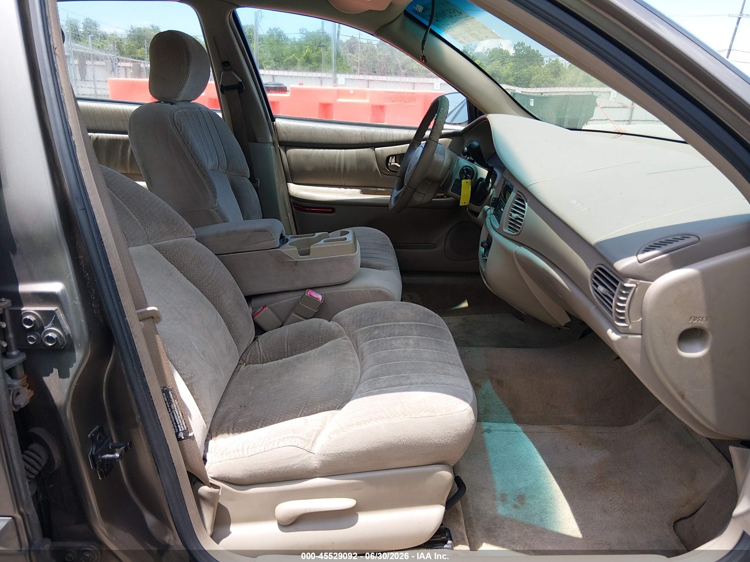 2003 Buick Century Custom Brown vin: 2G4WS52J331140975
