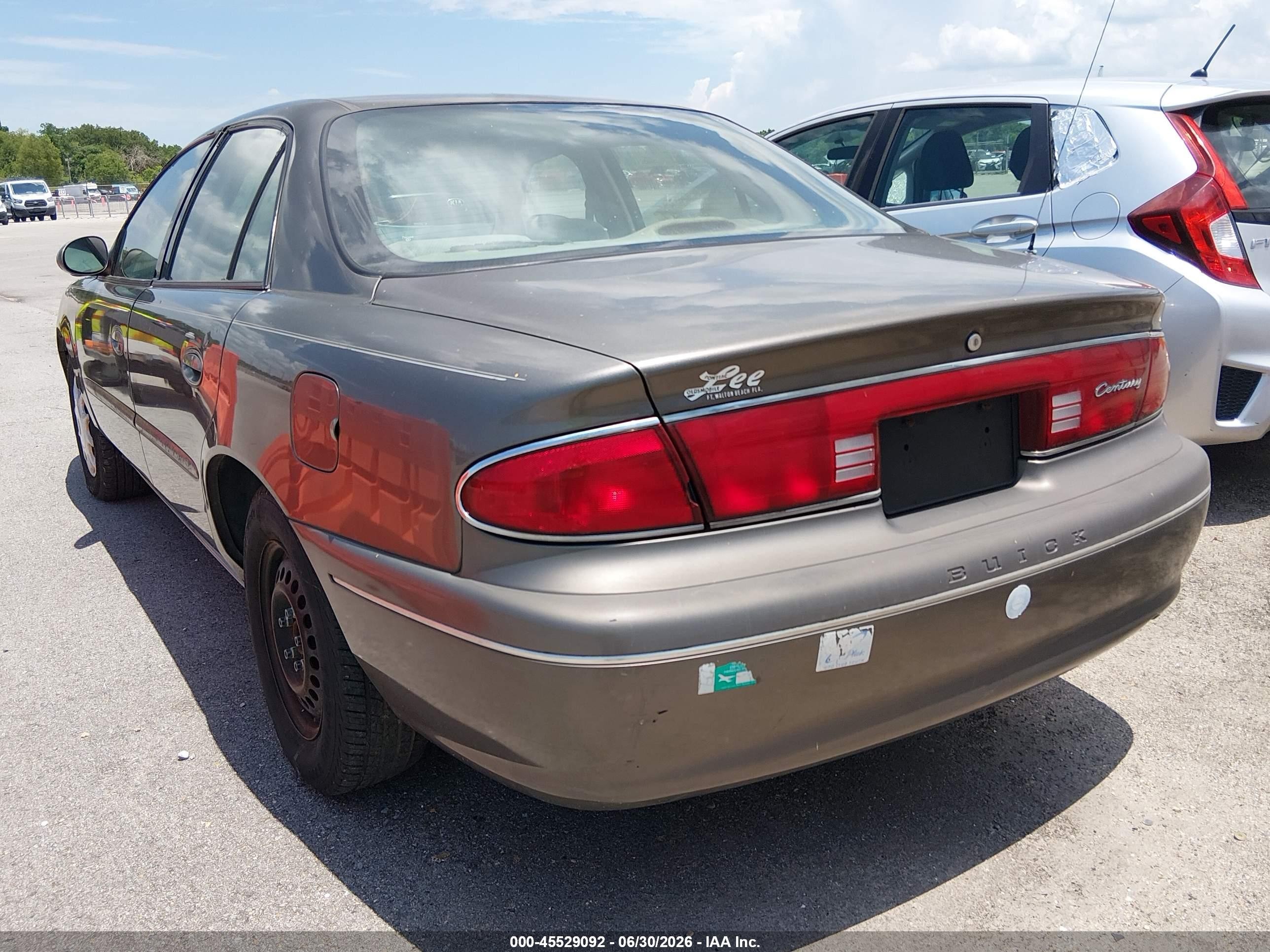 2003 Buick Century Custom Brown vin: 2G4WS52J331140975