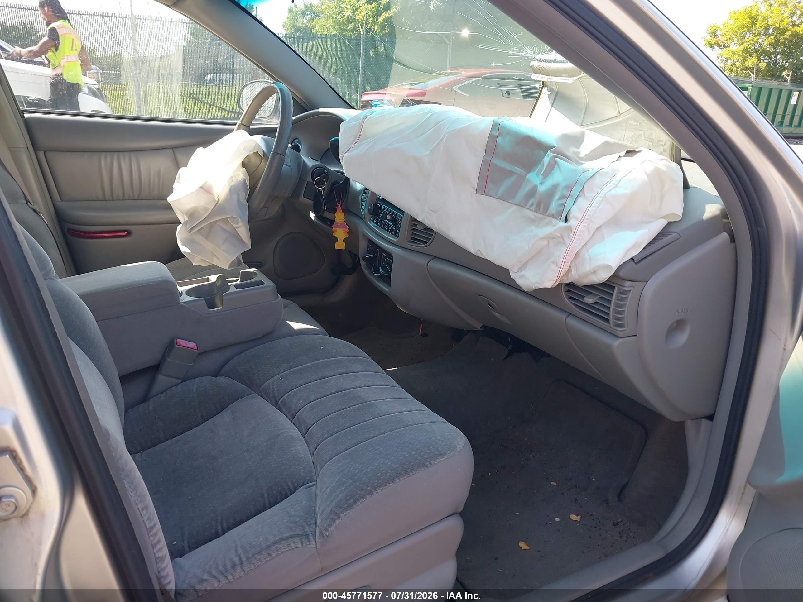 2003 Buick Century Custom Silver vin: 2G4WS52J331167674
