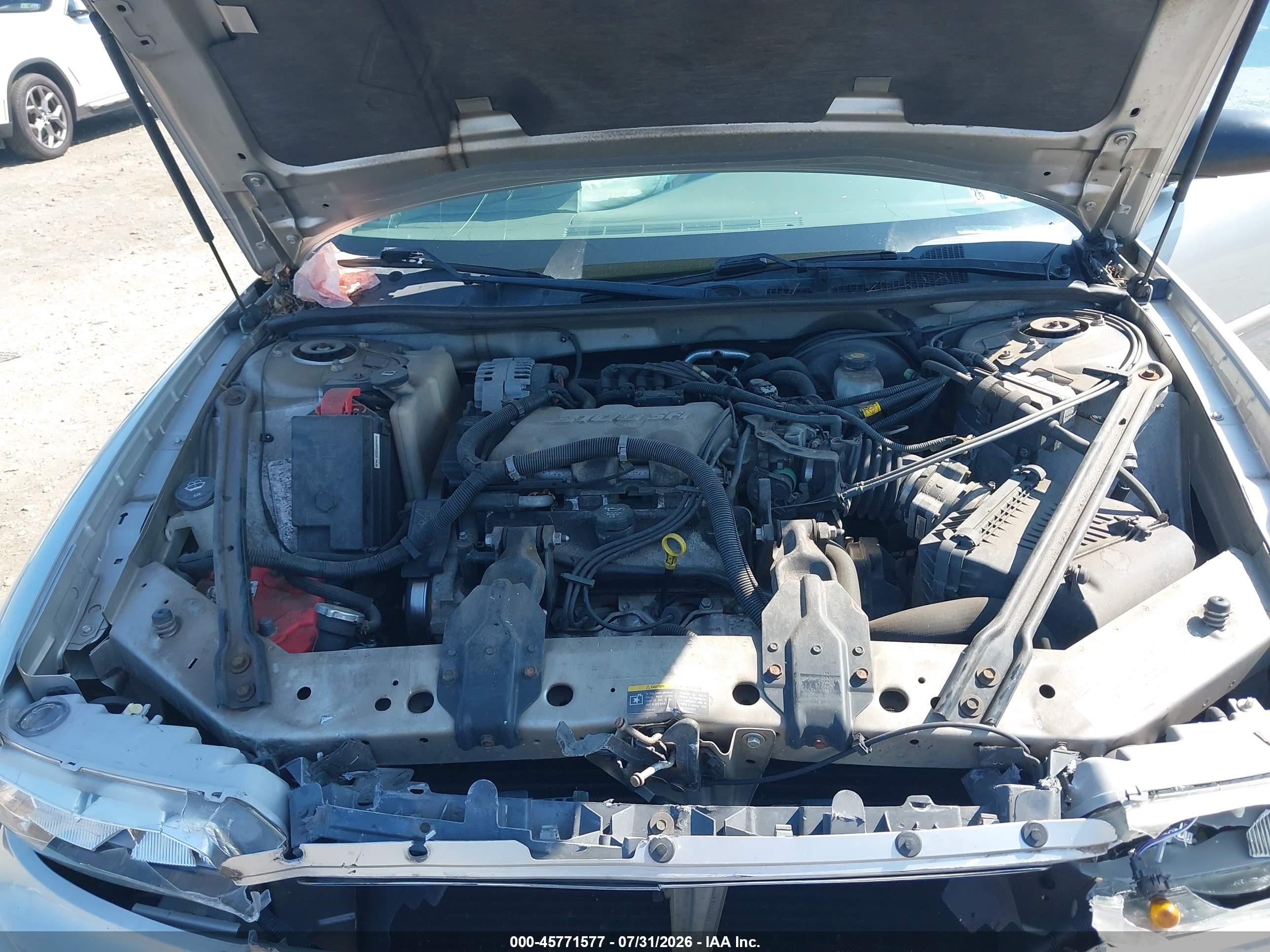 2003 Buick Century Custom Silver vin: 2G4WS52J331167674