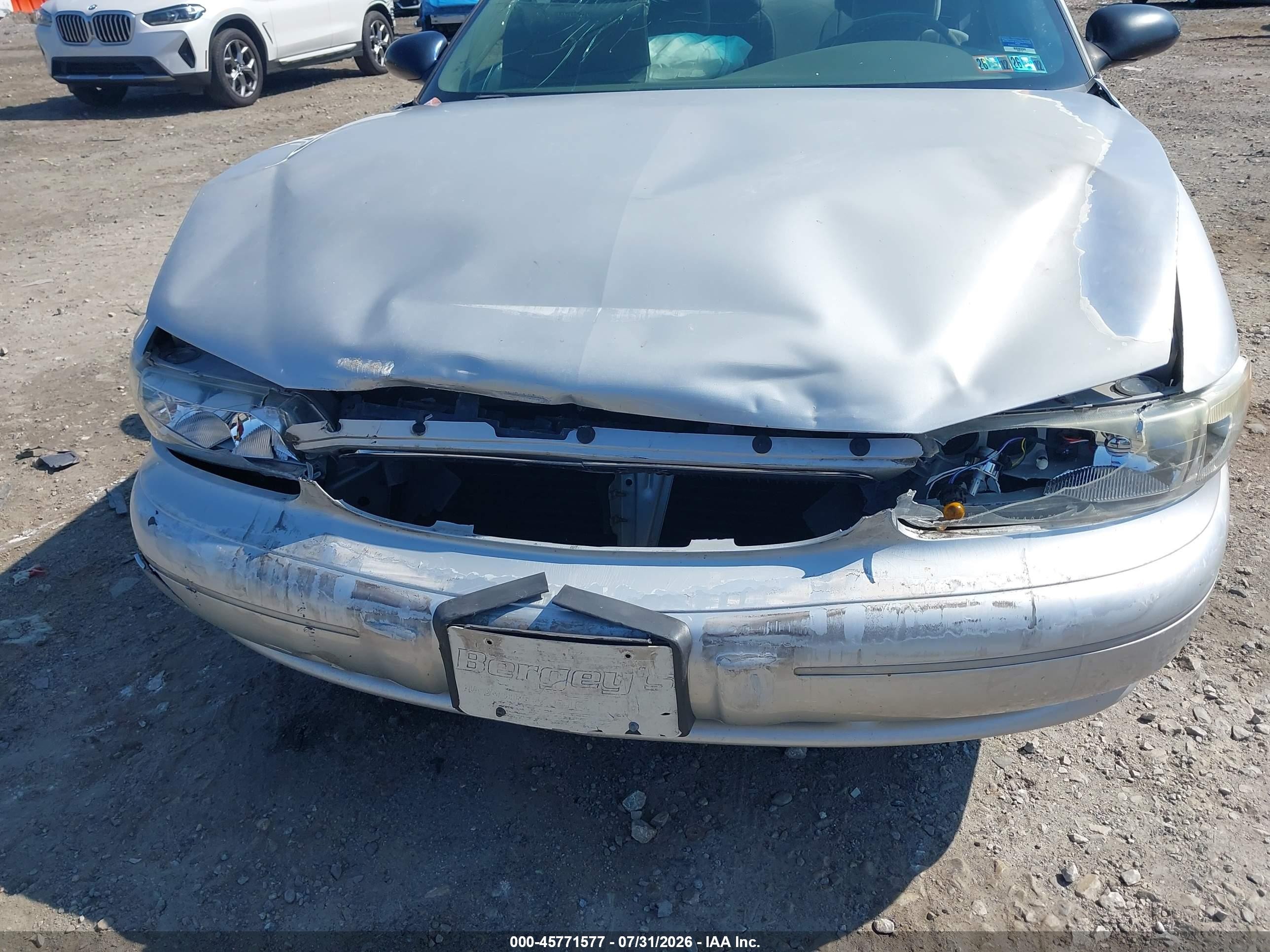 2003 Buick Century Custom Silver vin: 2G4WS52J331167674