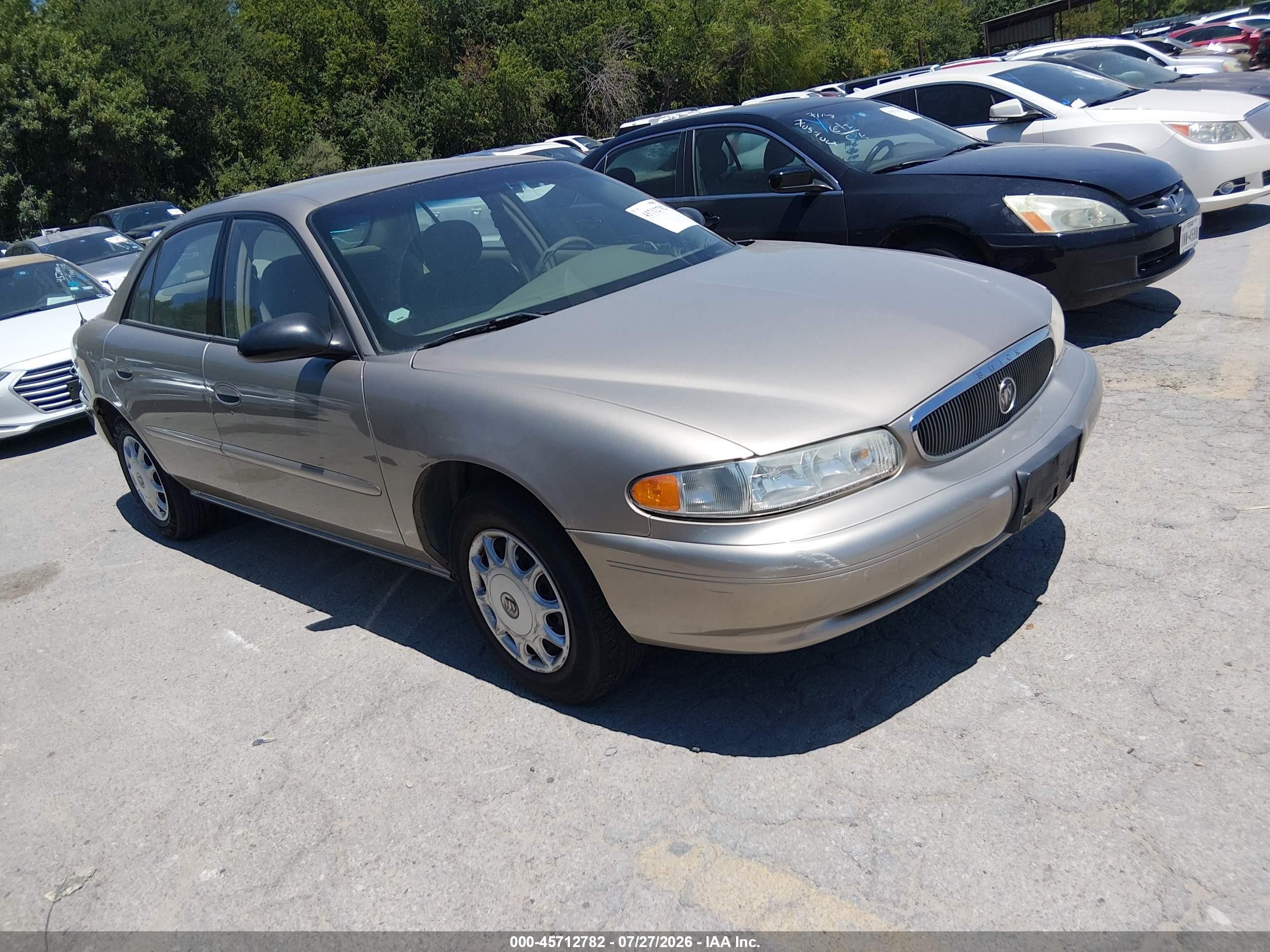 2003 Buick Century Custom Beige vin: 2G4WS52J331276622