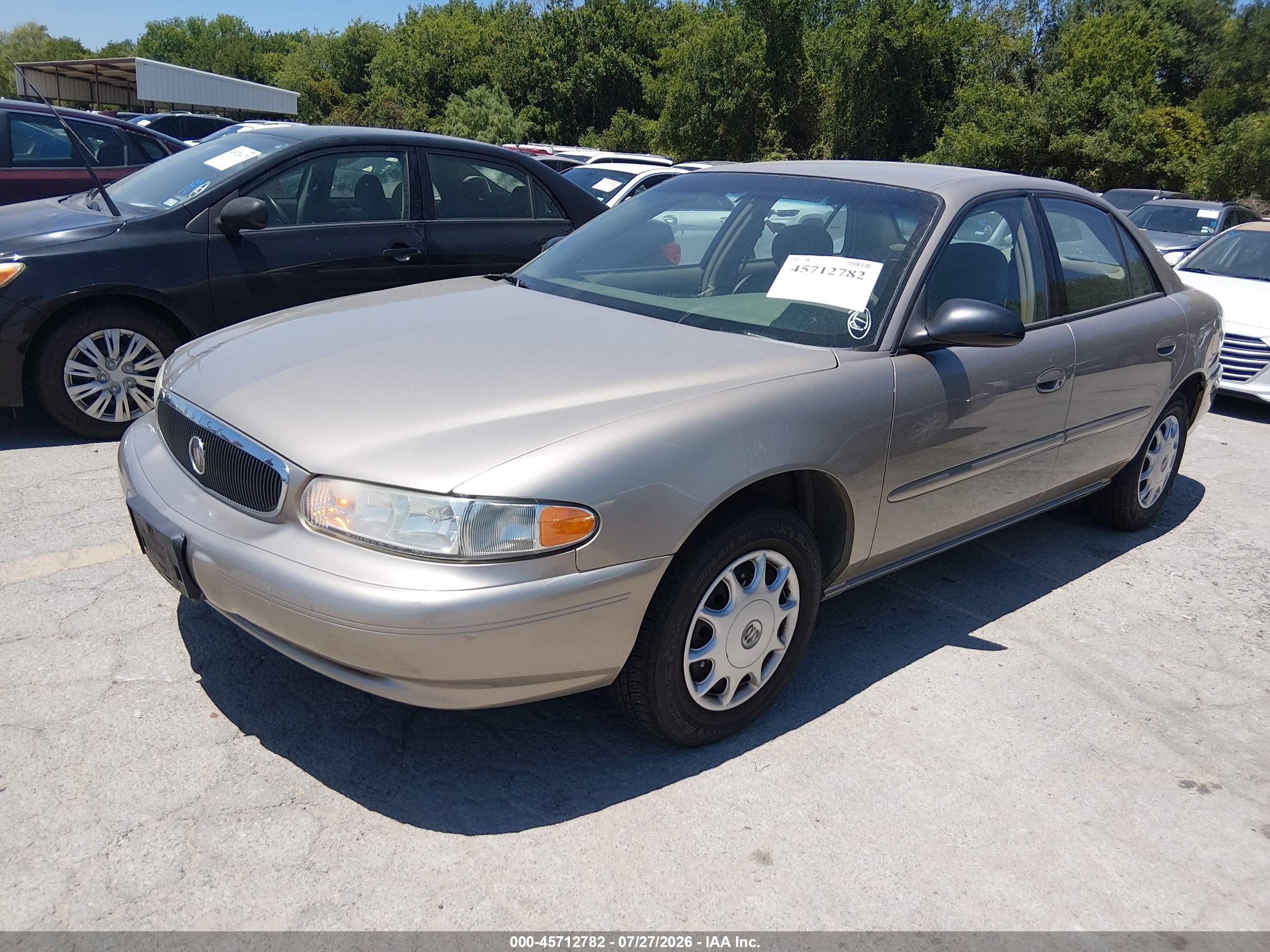 2003 Buick Century Custom Beige vin: 2G4WS52J331276622