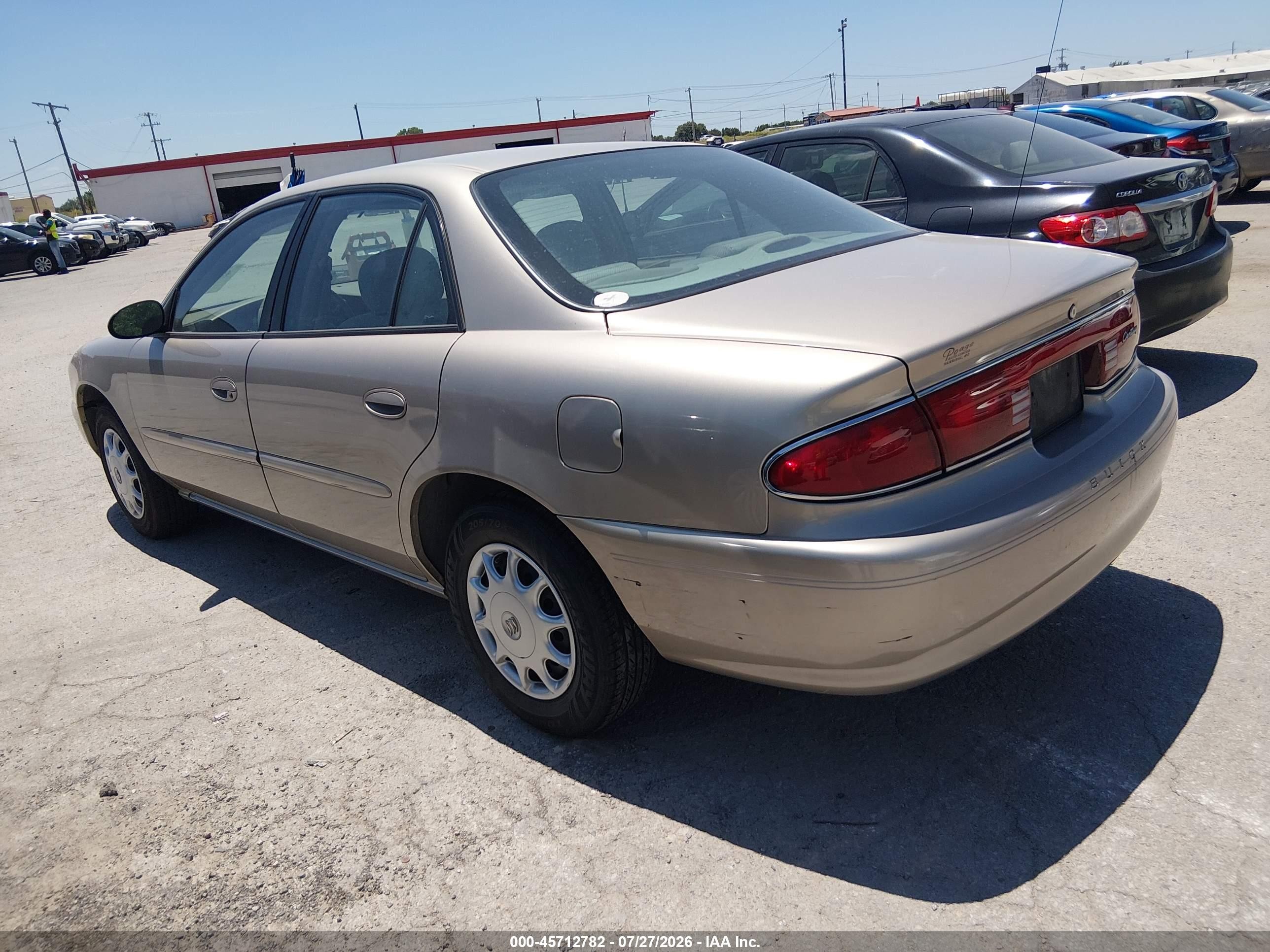 2003 Buick Century Custom Beige vin: 2G4WS52J331276622