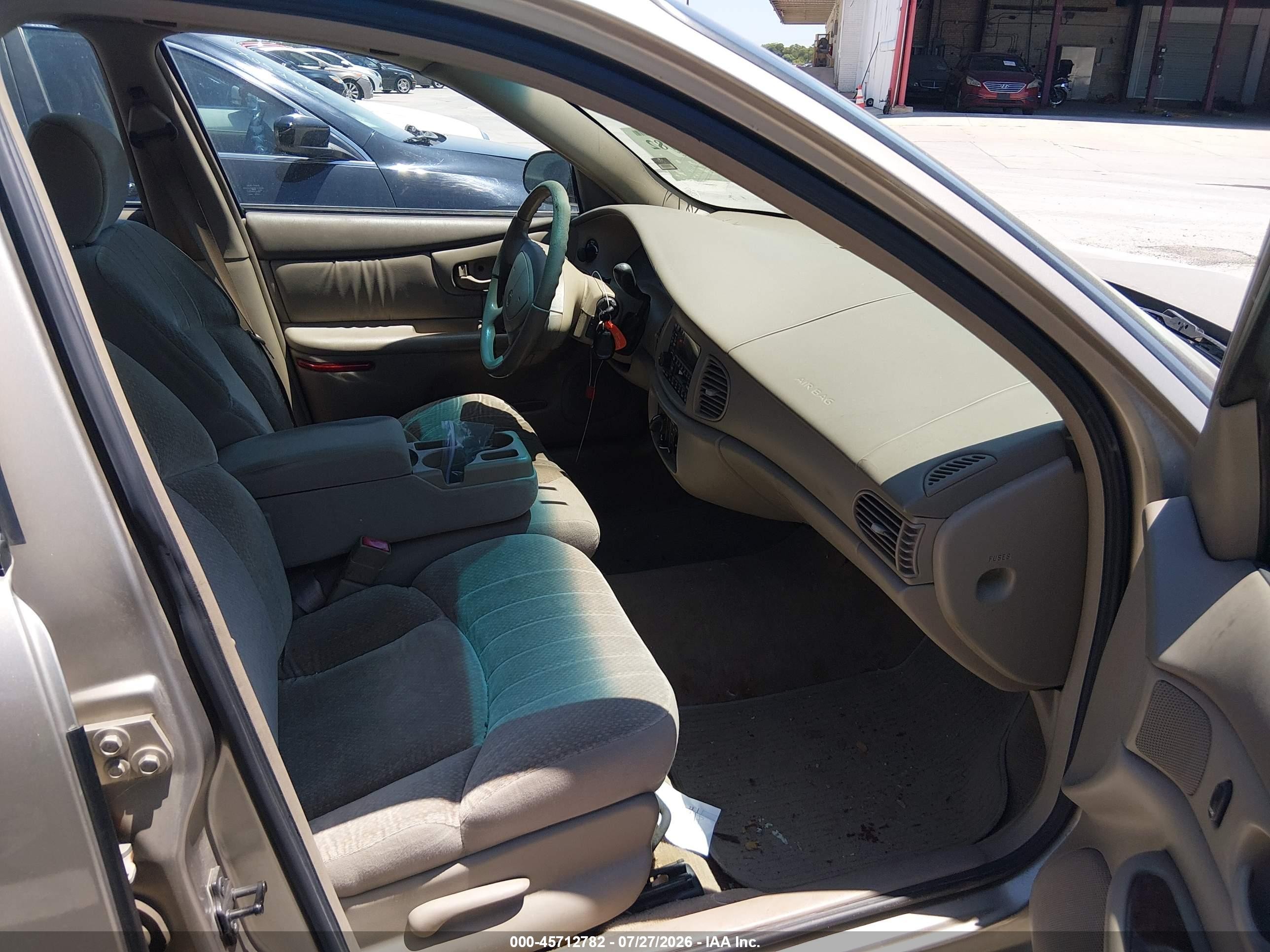2003 Buick Century Custom Beige vin: 2G4WS52J331276622