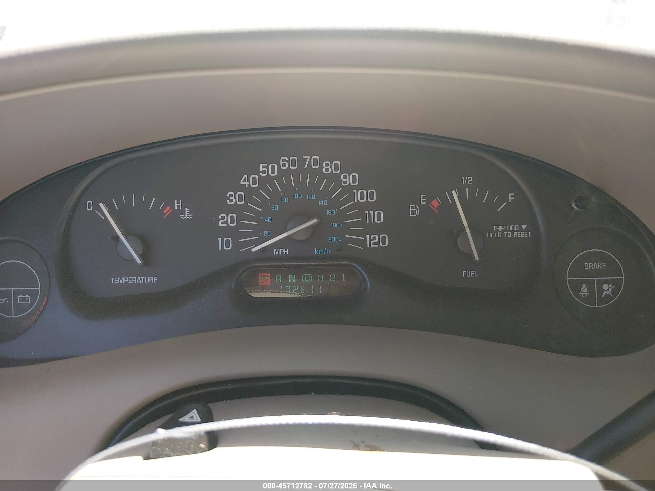 2003 Buick Century Custom Beige vin: 2G4WS52J331276622