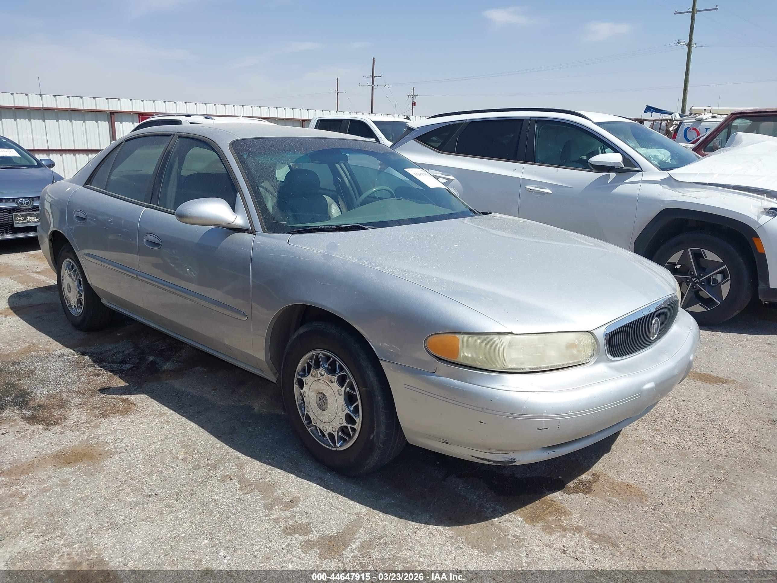 2003 Buick Century Custom Silver vin: 2G4WS52J331283232