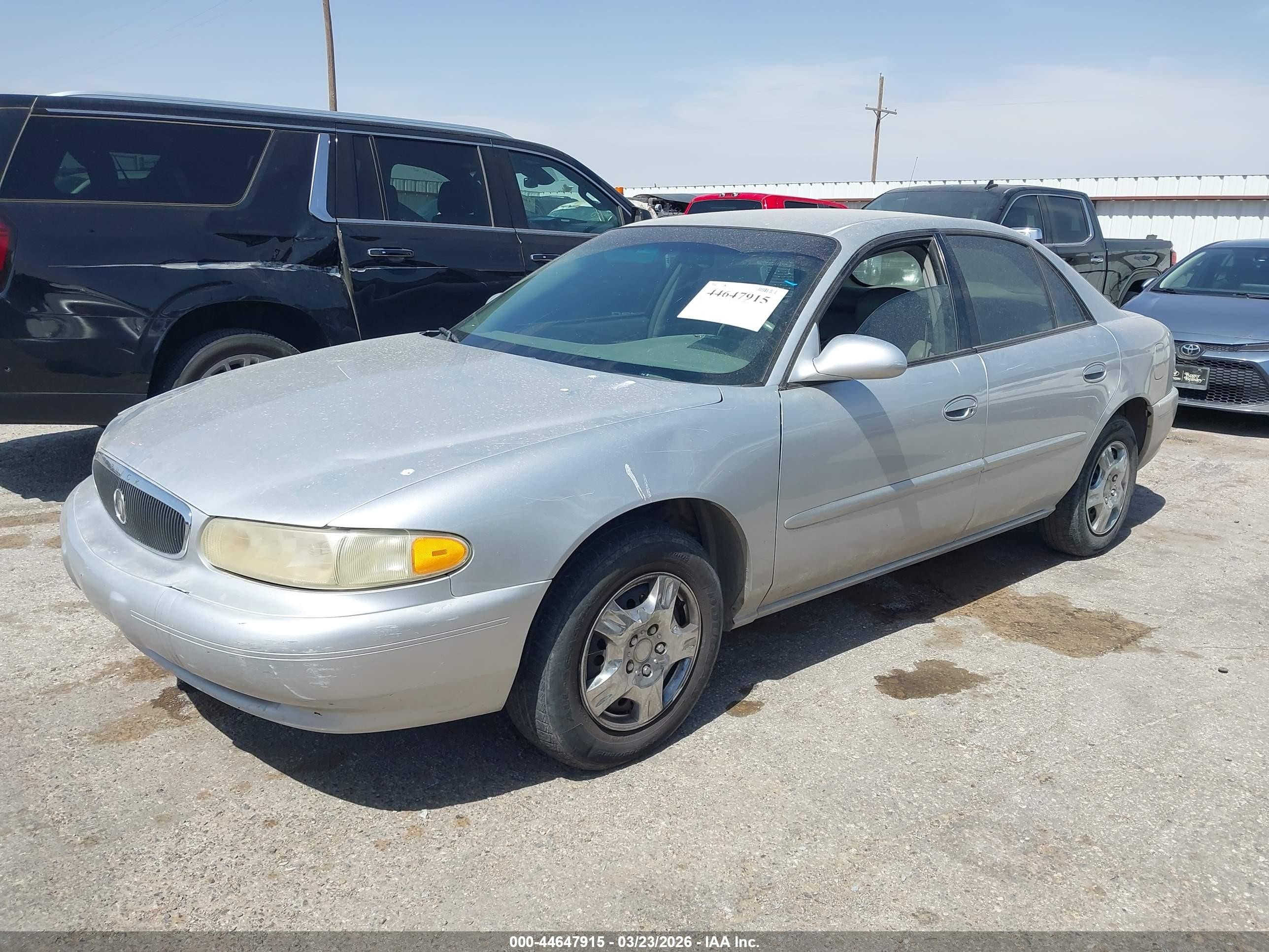 2003 Buick Century Custom Серебряный vin: 2G4WS52J331283232