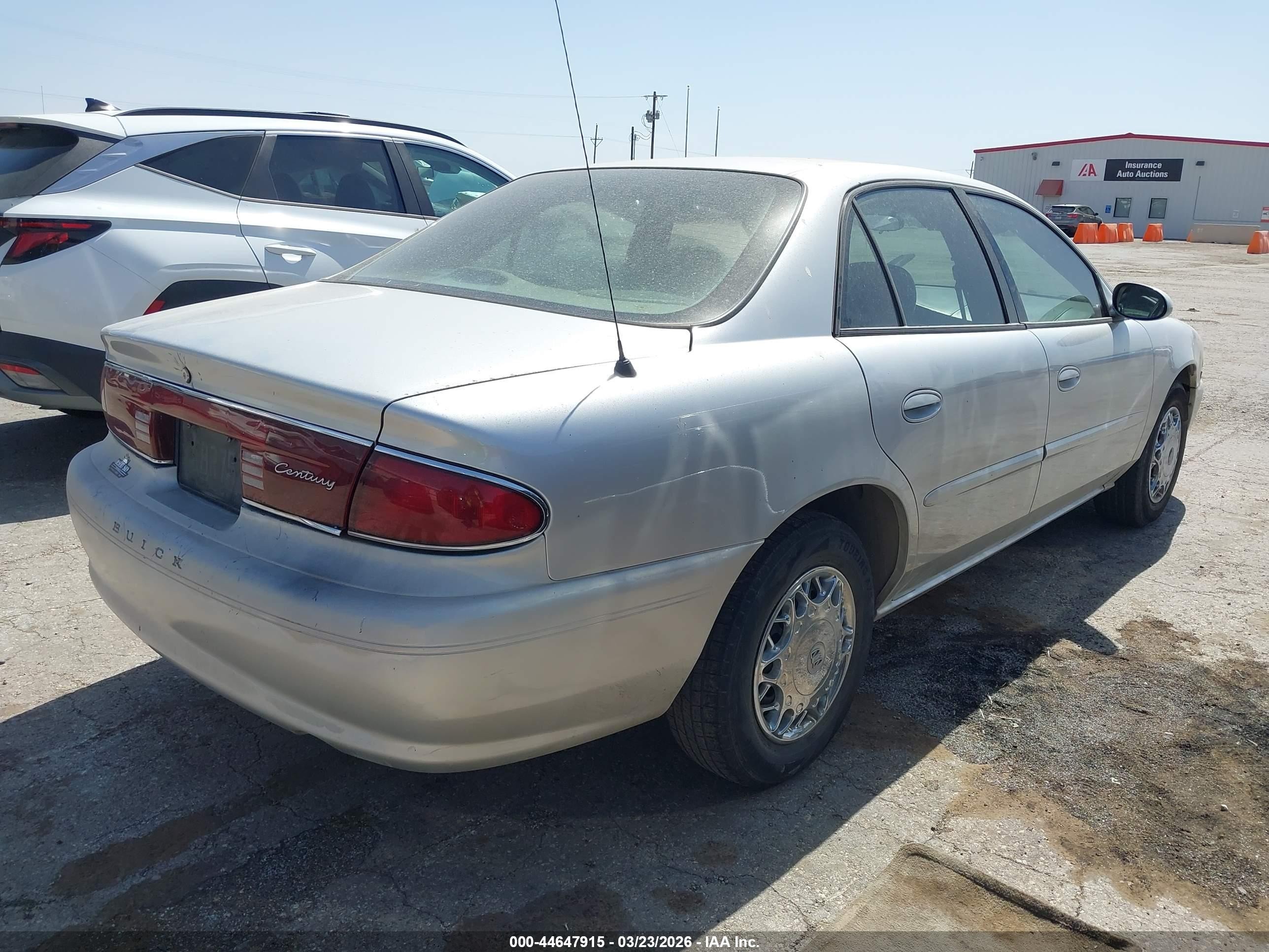 2003 Buick Century Custom Серебряный vin: 2G4WS52J331283232