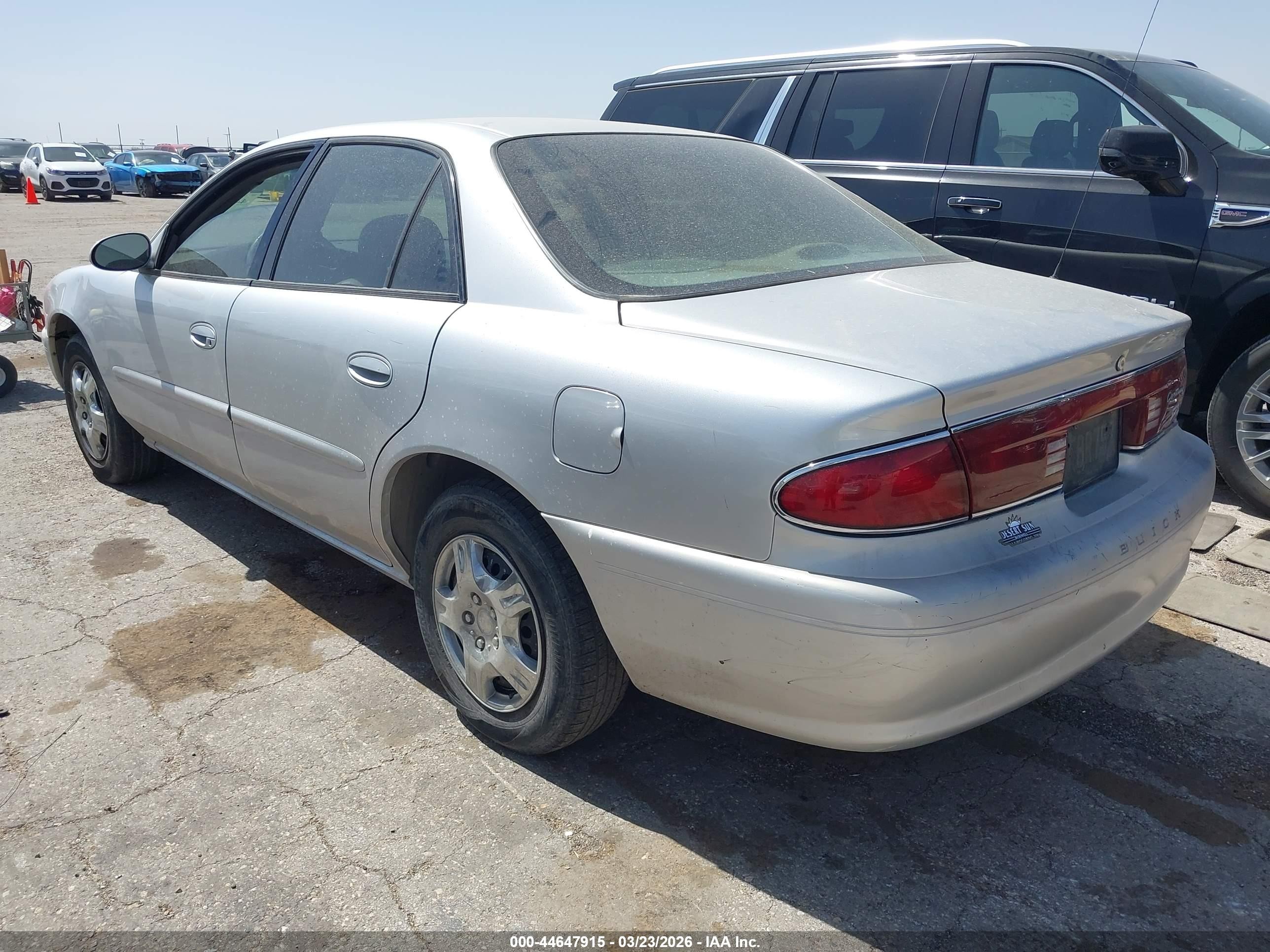 2003 Buick Century Custom Серебряный vin: 2G4WS52J331283232