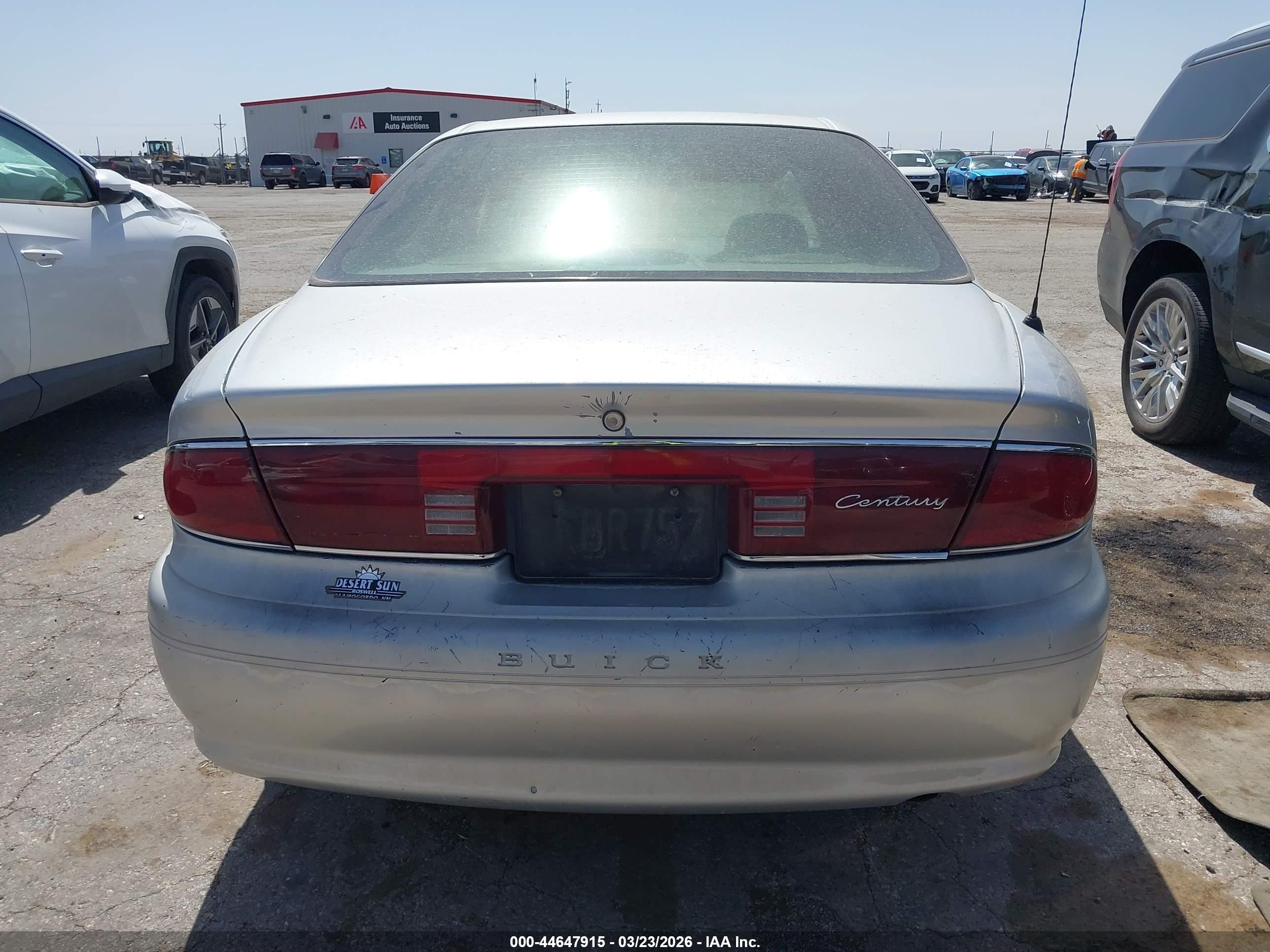 2003 Buick Century Custom Серебряный vin: 2G4WS52J331283232
