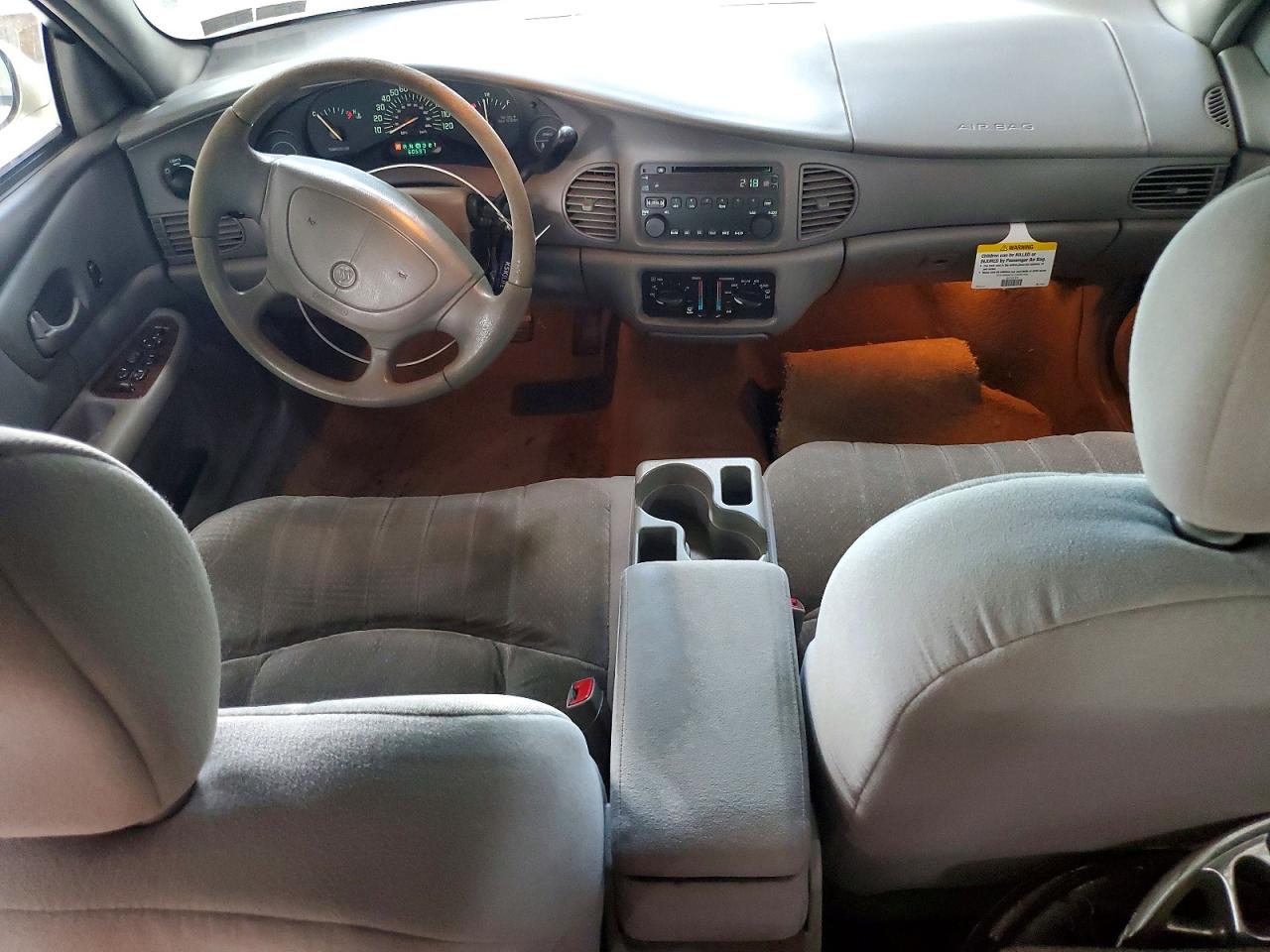 2004 Buick Century Custom White vin: 2G4WS52J341235604
