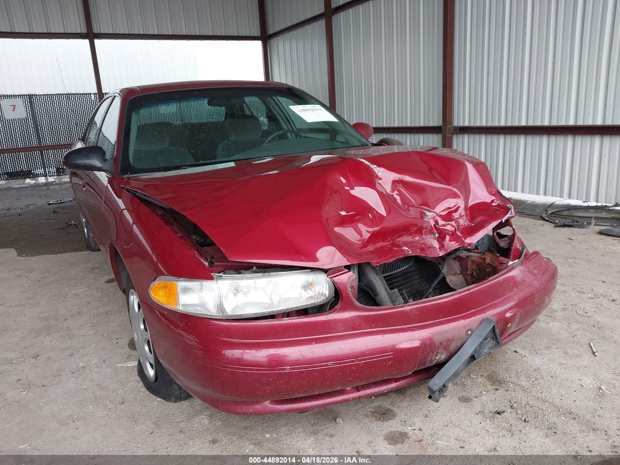 2004 Buick Century   Red vin: 2G4WS52J341238504